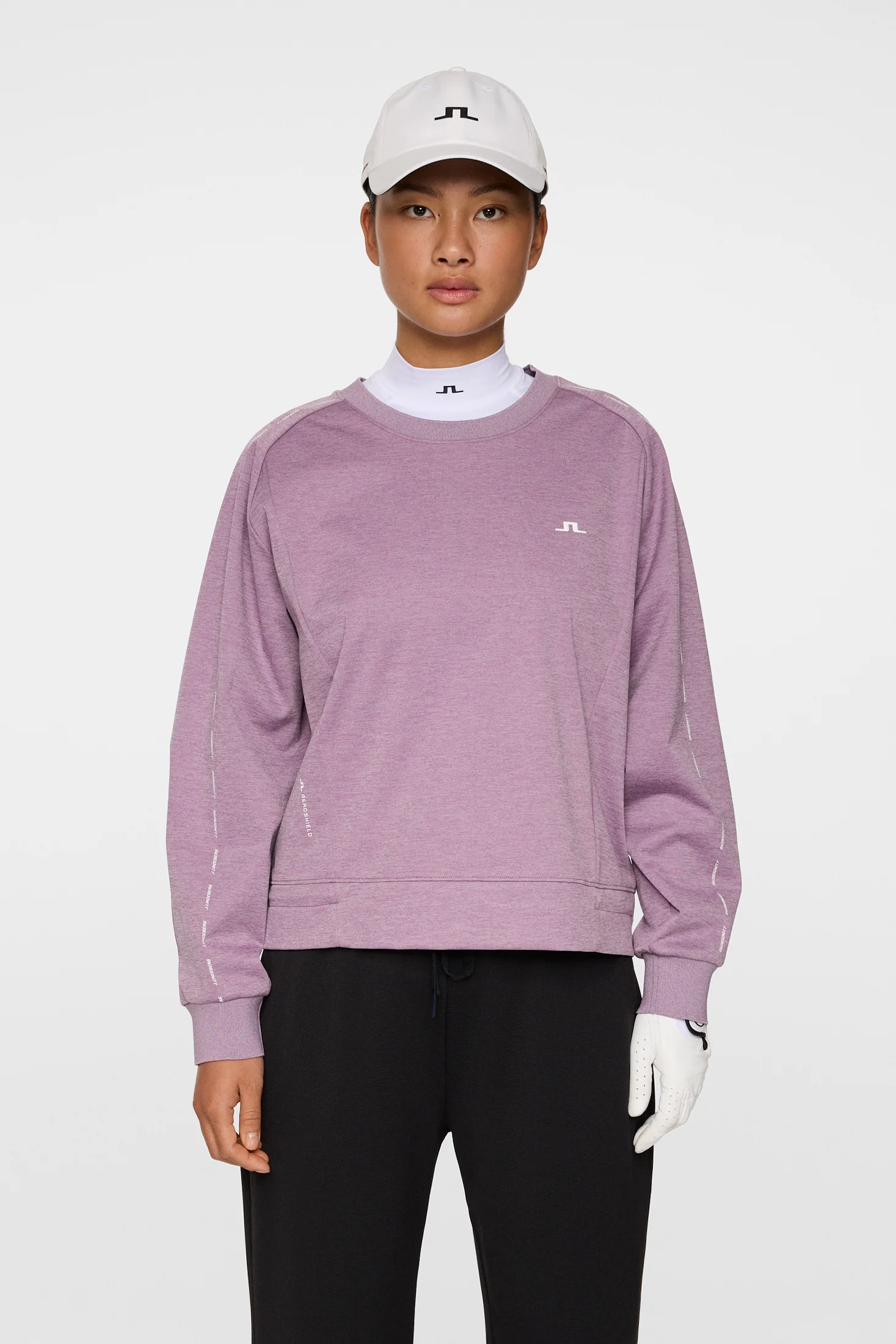 Lucy Windblock Sweatshirt / Very Grape Melange - Image 2