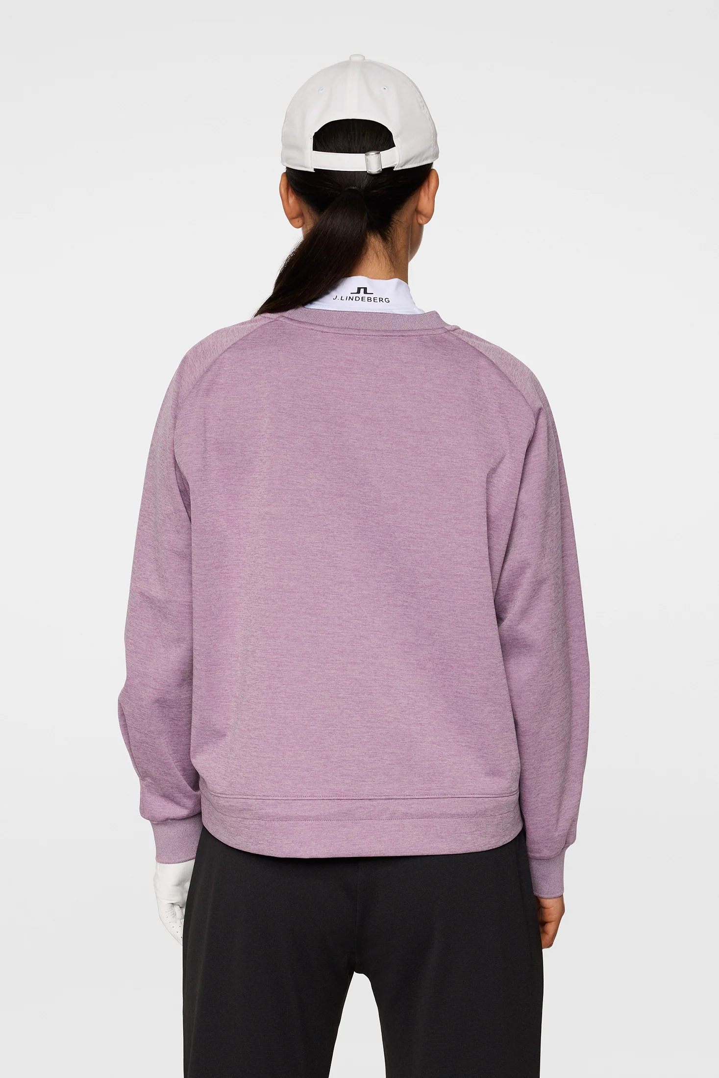Lucy Windblock Sweatshirt / Very Grape Melange - Image 3