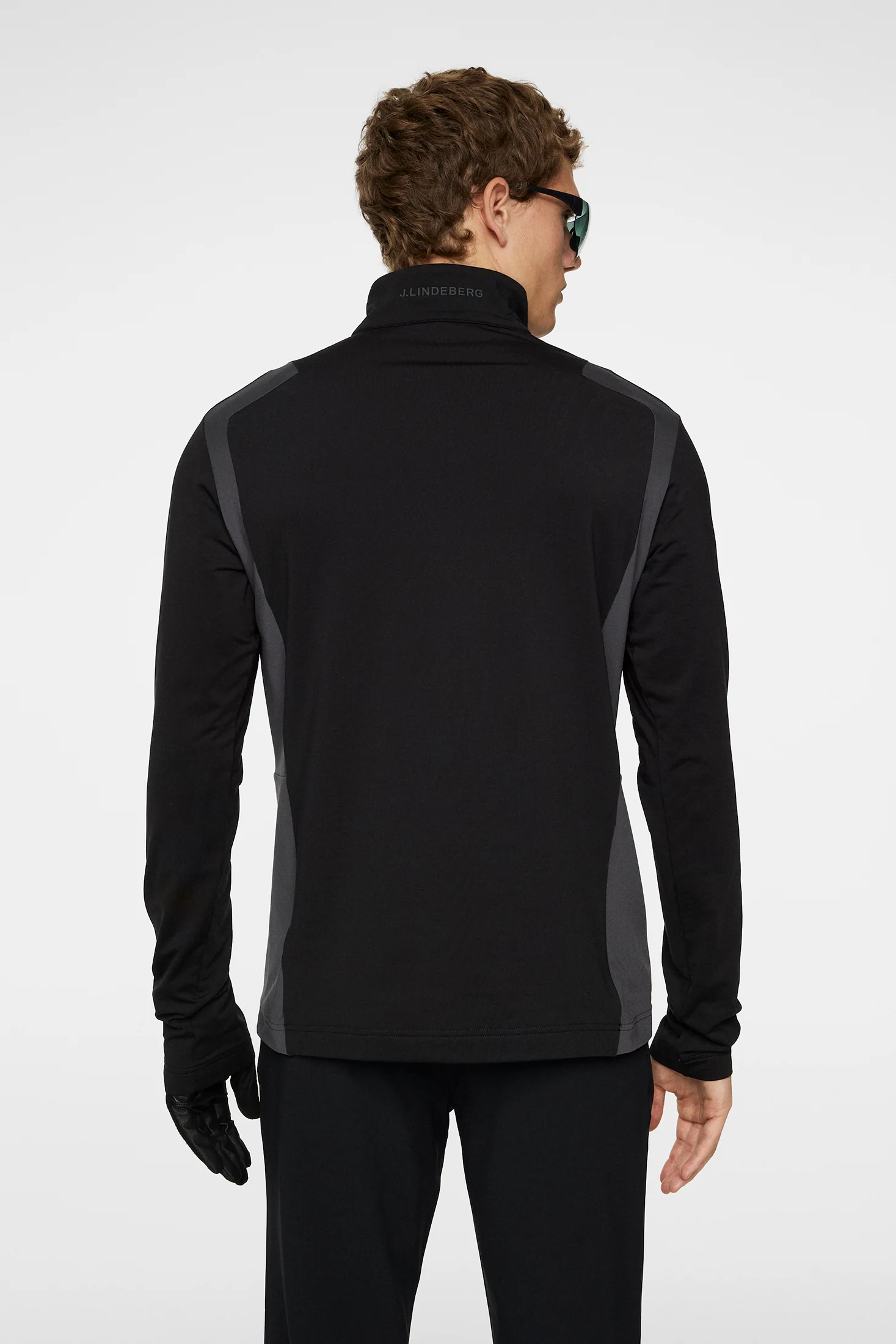 Lukas Quarter Zip Mid Layer / Black - Image 3