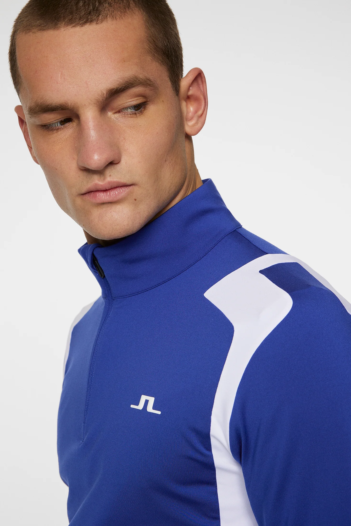 Lukas Quarter Zip Mid Layer / Clematis Blue - Image 5