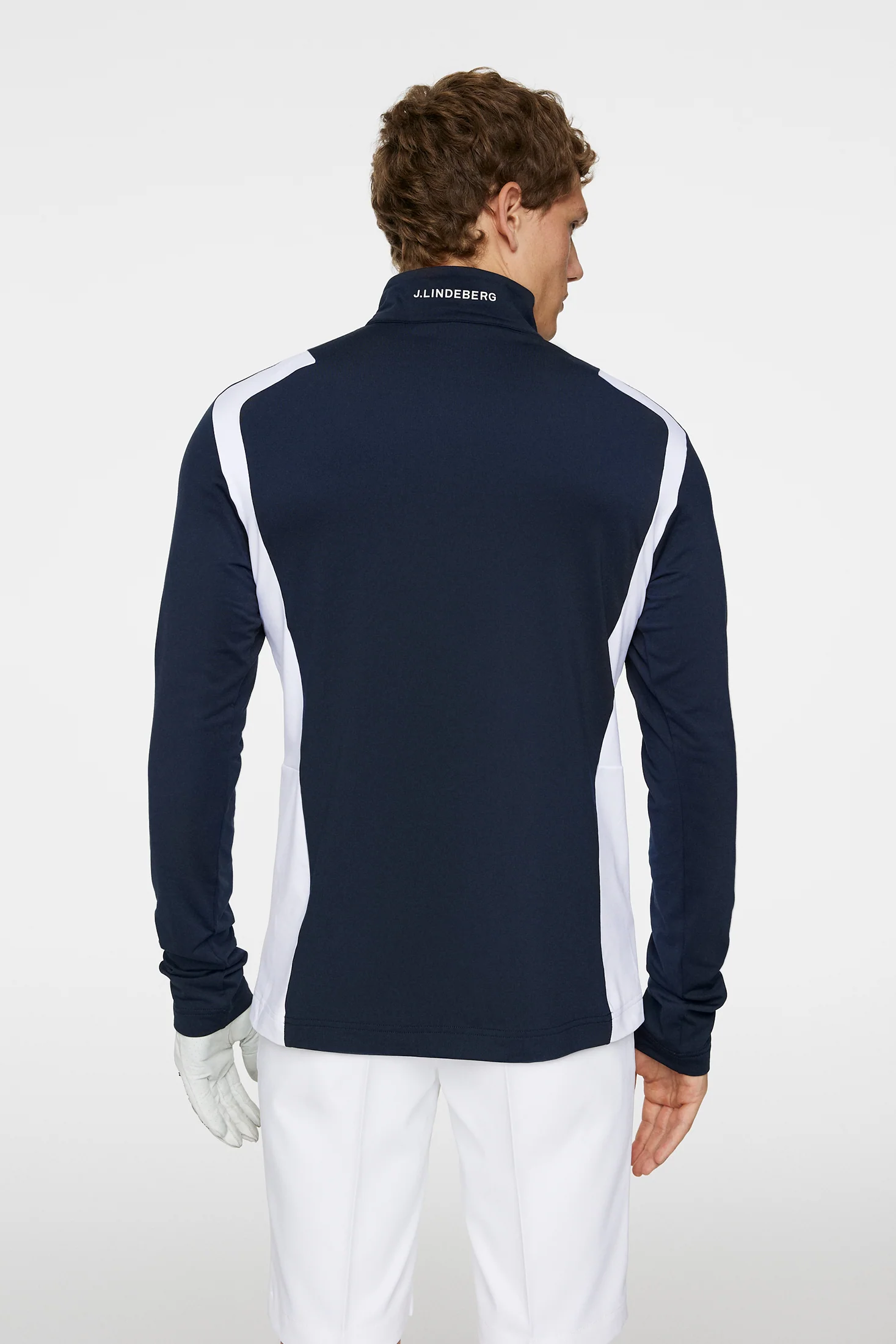 Lukas Quarter Zip Mid Layer / JL Navy - Image 3