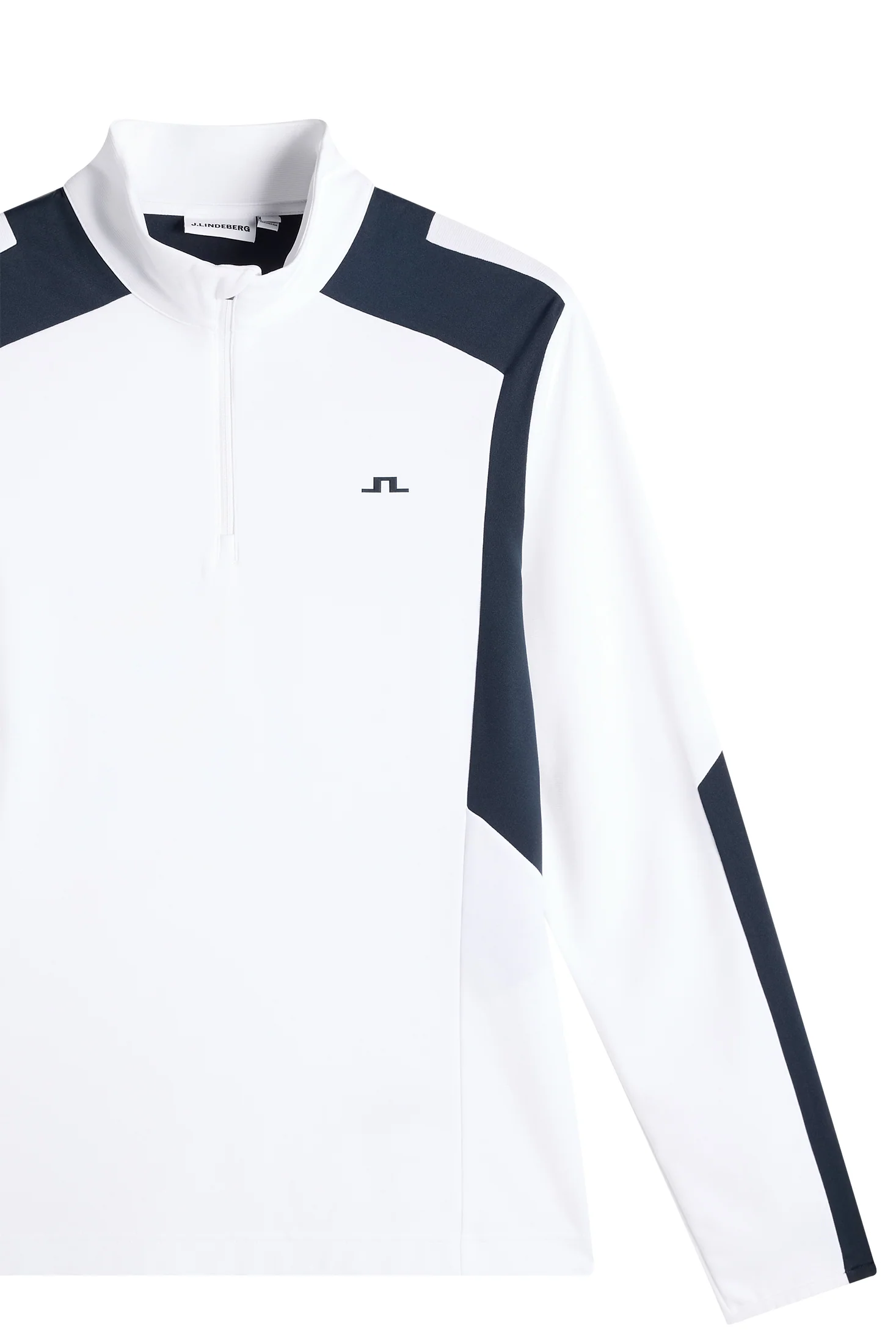 Lukas Quarter Zip Mid Layer / White - Image 2