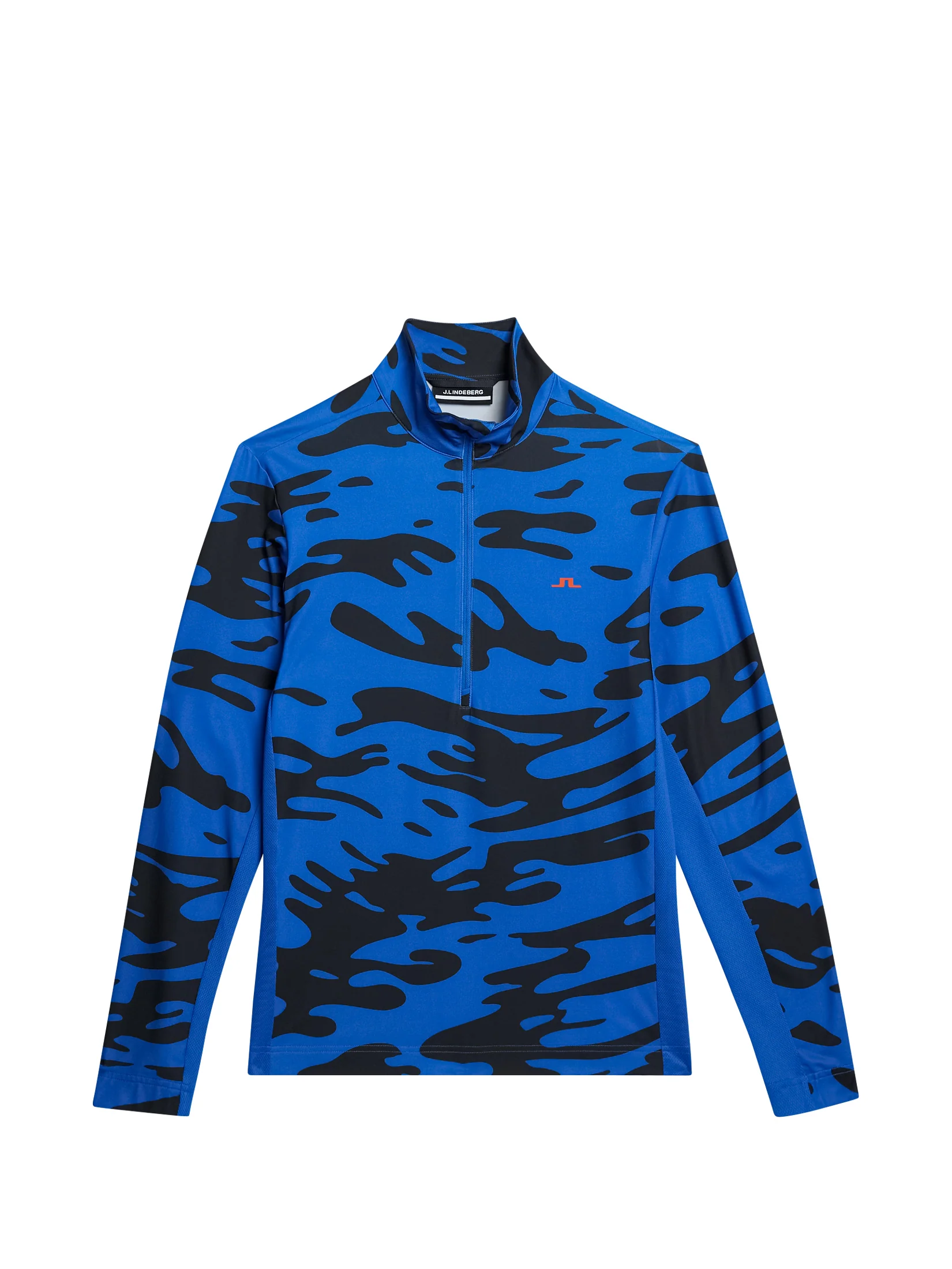 Luke Print Mid Layer / Neptune Nautical Blue