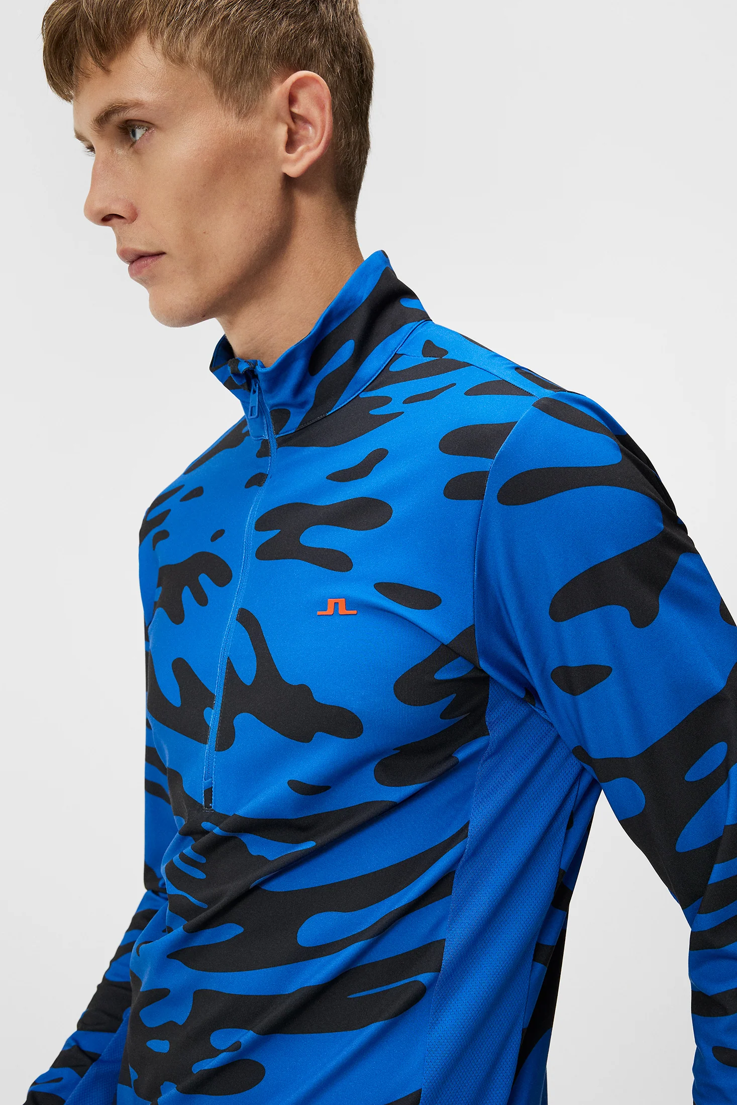 Luke Print Mid Layer / Neptune Nautical Blue - Image 5