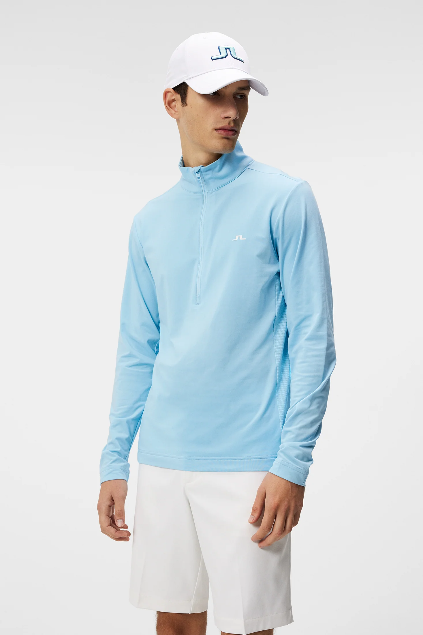 Luke Quarter Zip Mid Layer / Baltic Sea - Image 2