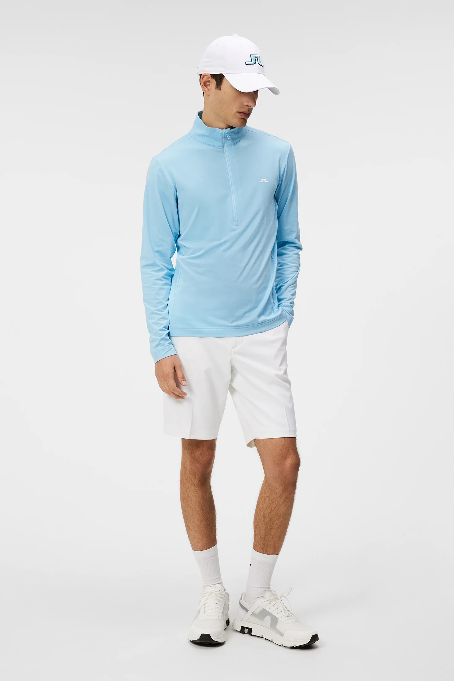 Luke Quarter Zip Mid Layer / Baltic Sea - Image 4