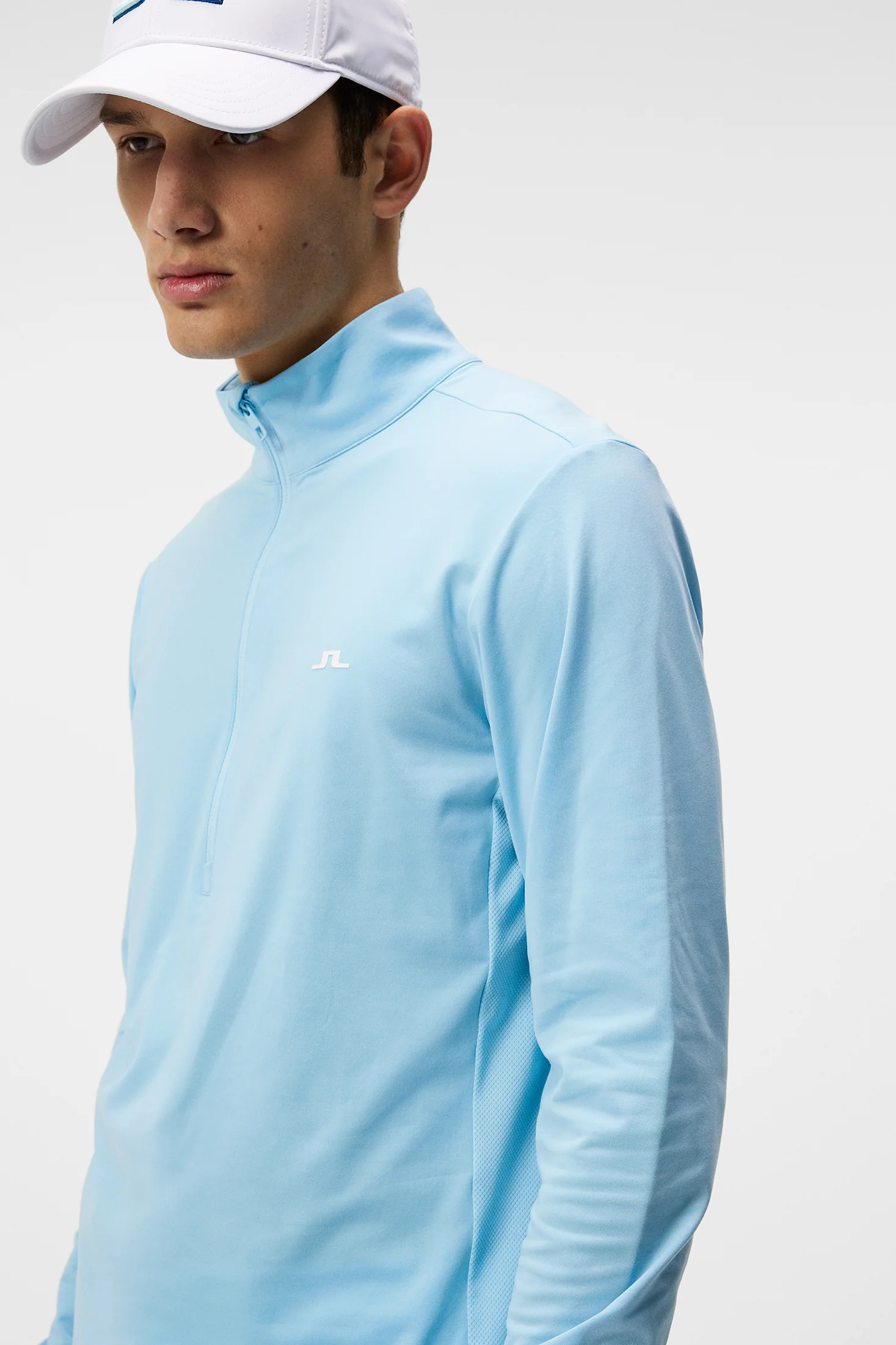 Luke Quarter Zip Mid Layer / Baltic Sea - Image 5