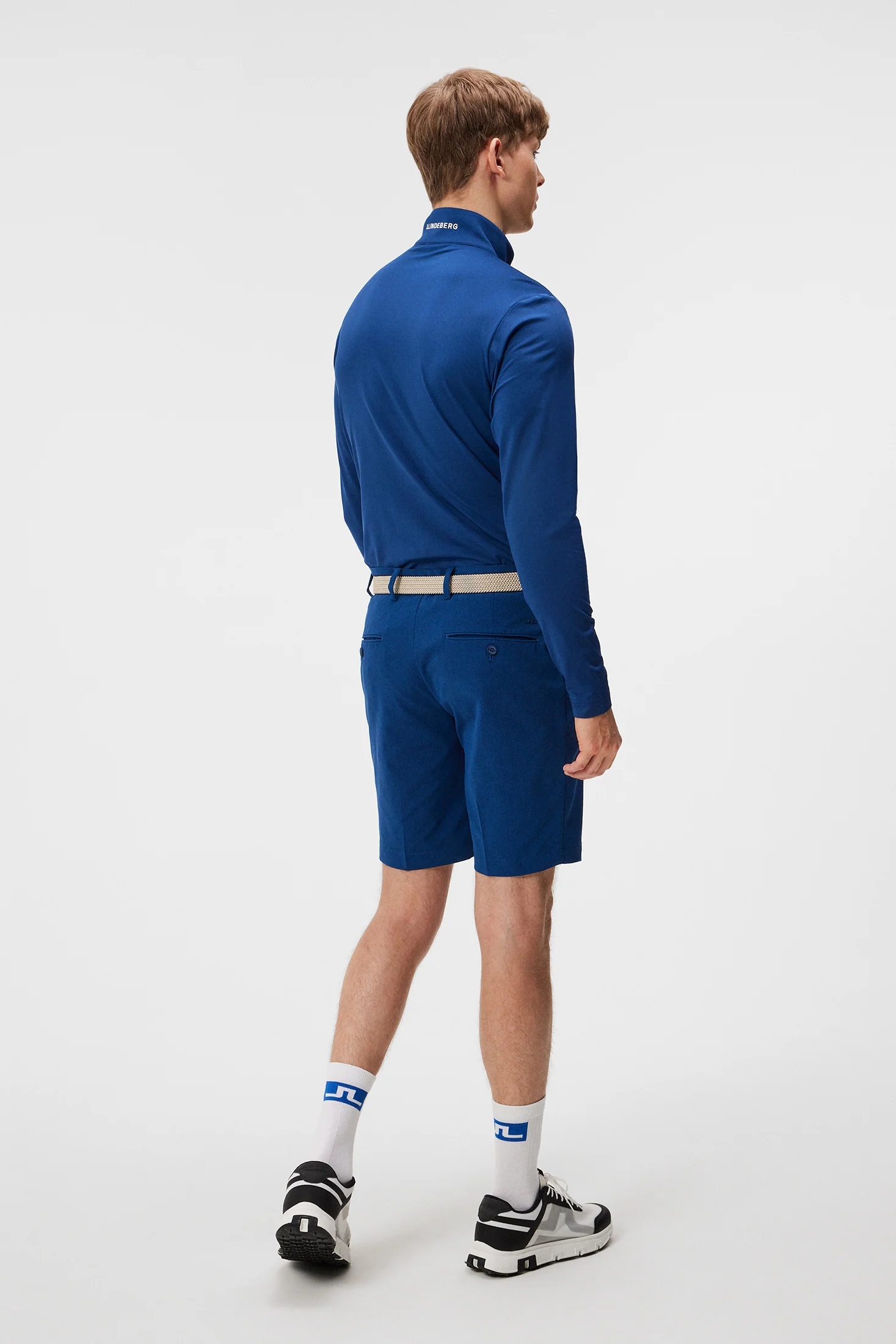 Luke Quarter Zip Mid Layer / Estate Blue - Image 3