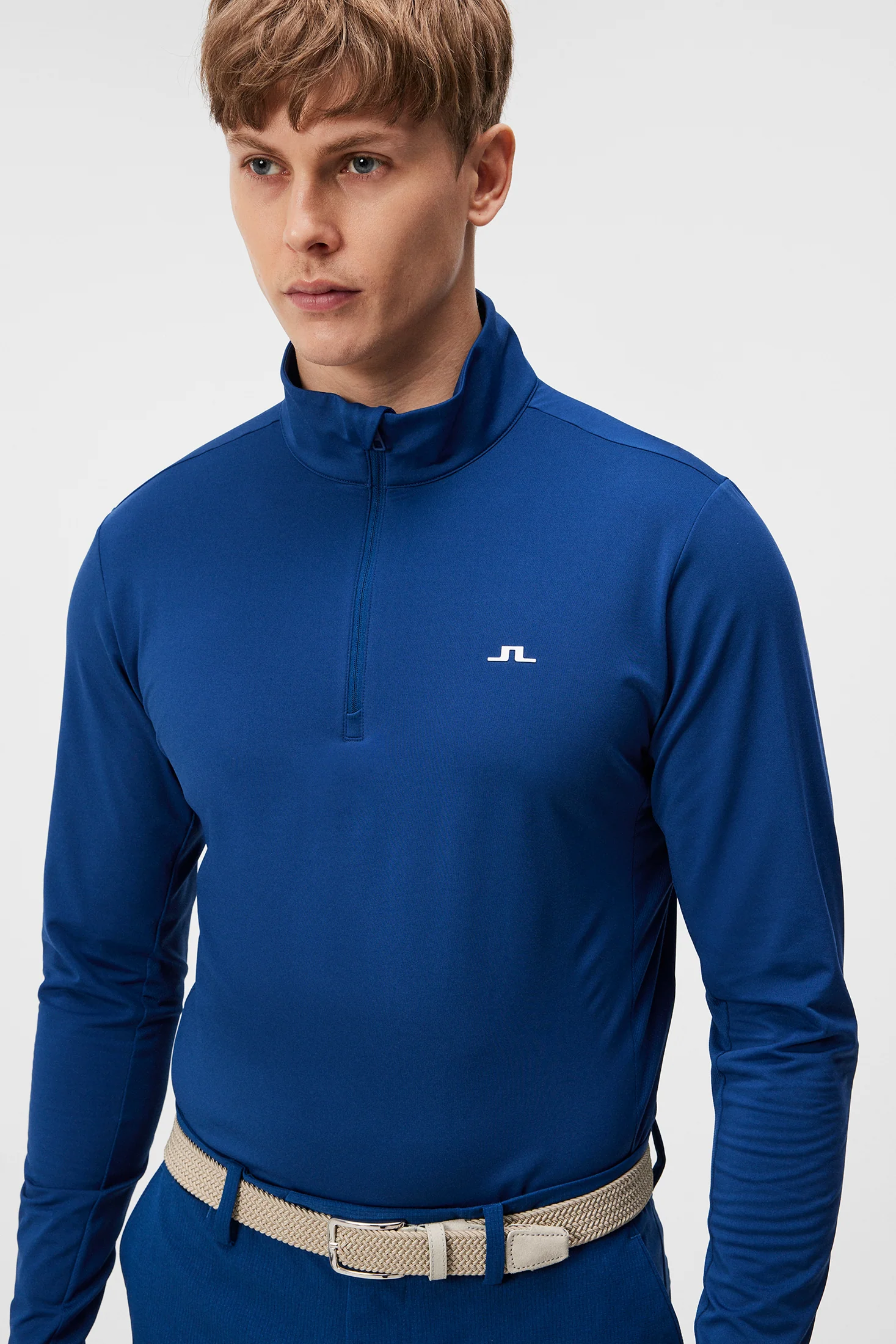 Luke Quarter Zip Mid Layer / Estate Blue - Image 5