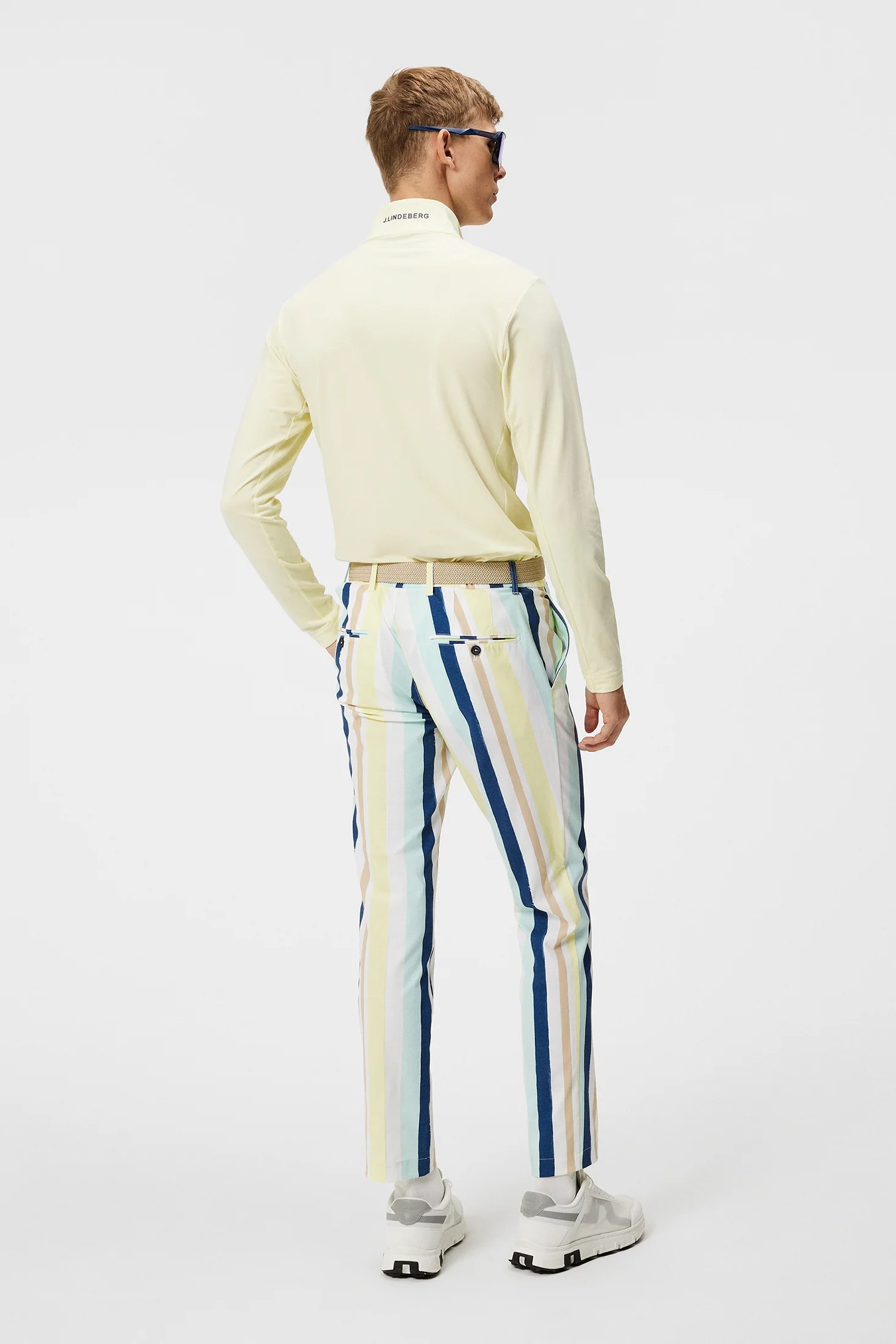 Luke Quarter Zip Mid Layer / Wax Yellow - Image 2