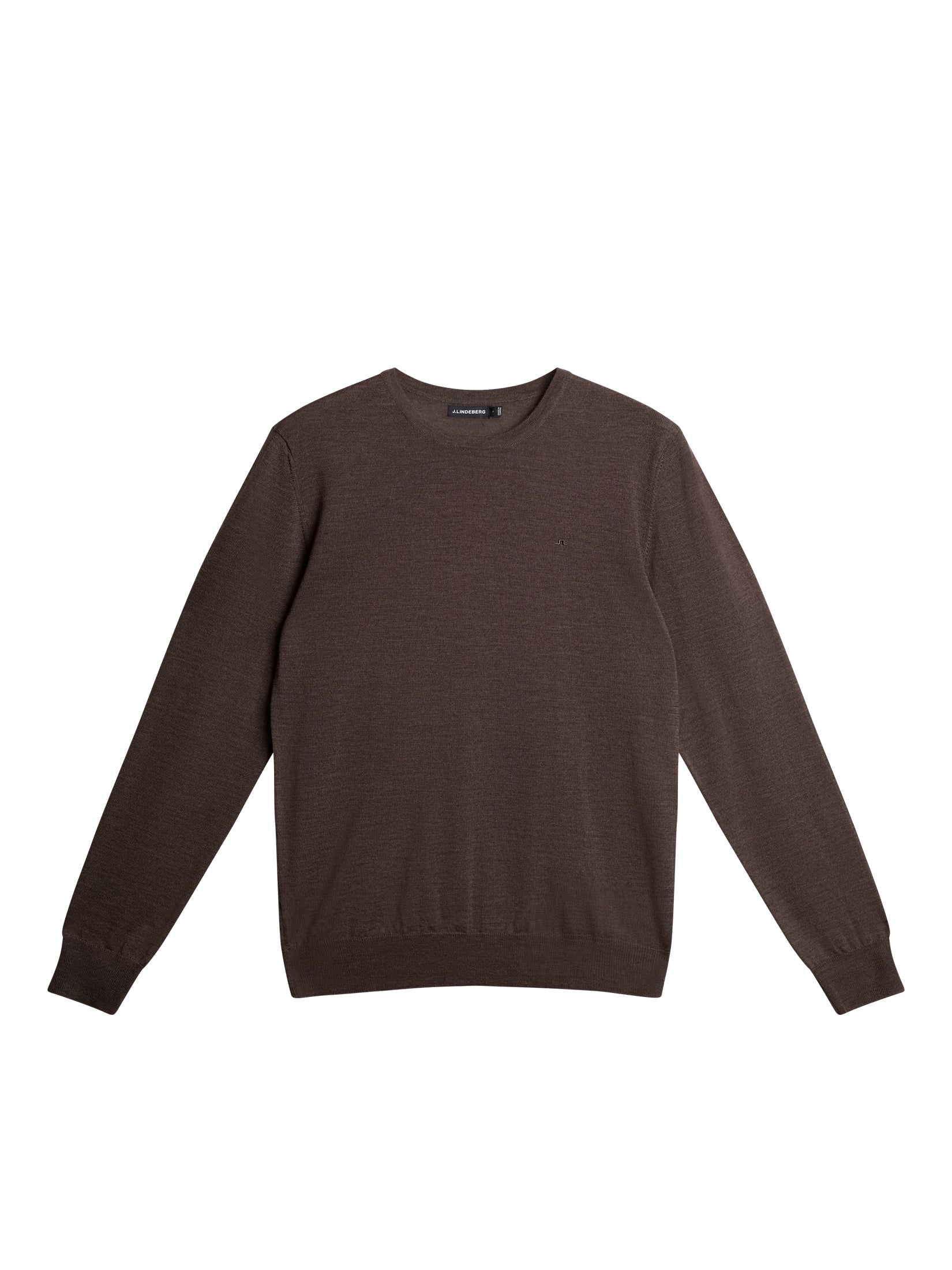 Lyle Light Merino Sweater / Walnut Melange