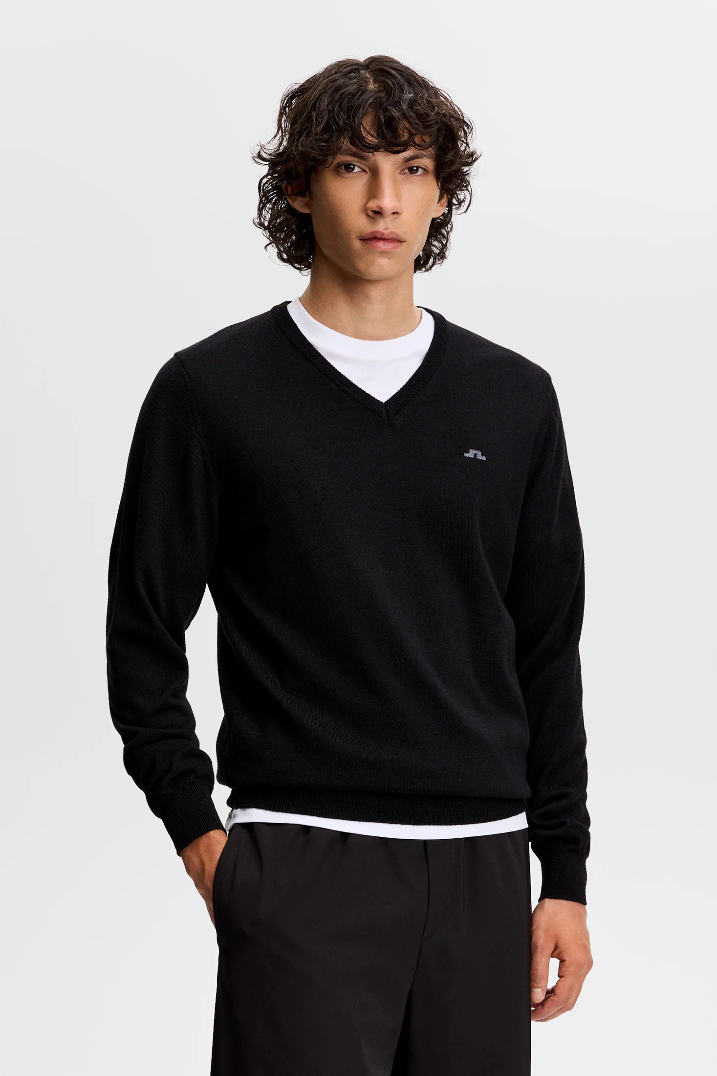 Lymann Knitted Sweater / Black - Image 2