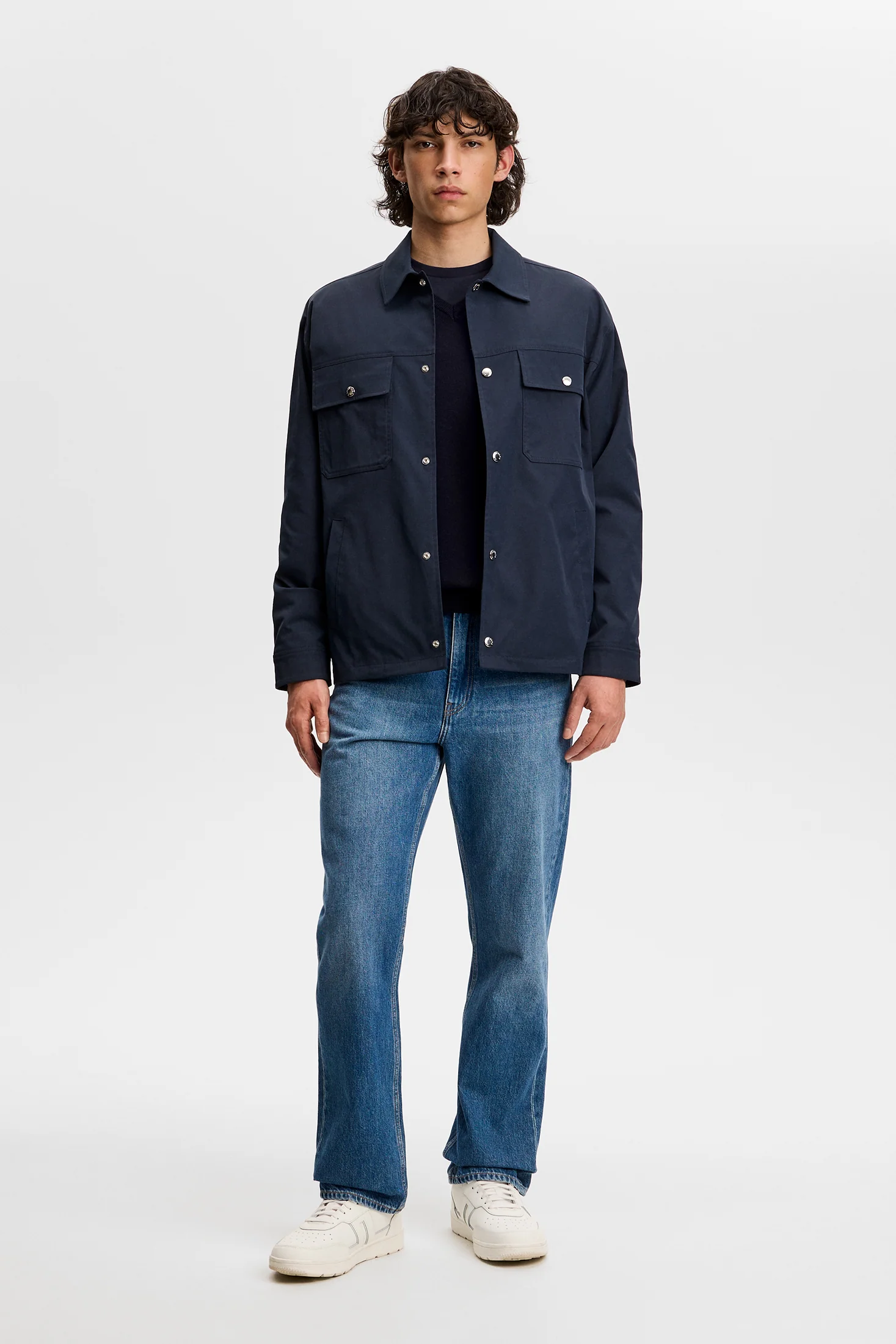 Lymann Knitted Sweater / JL Navy - Image 4