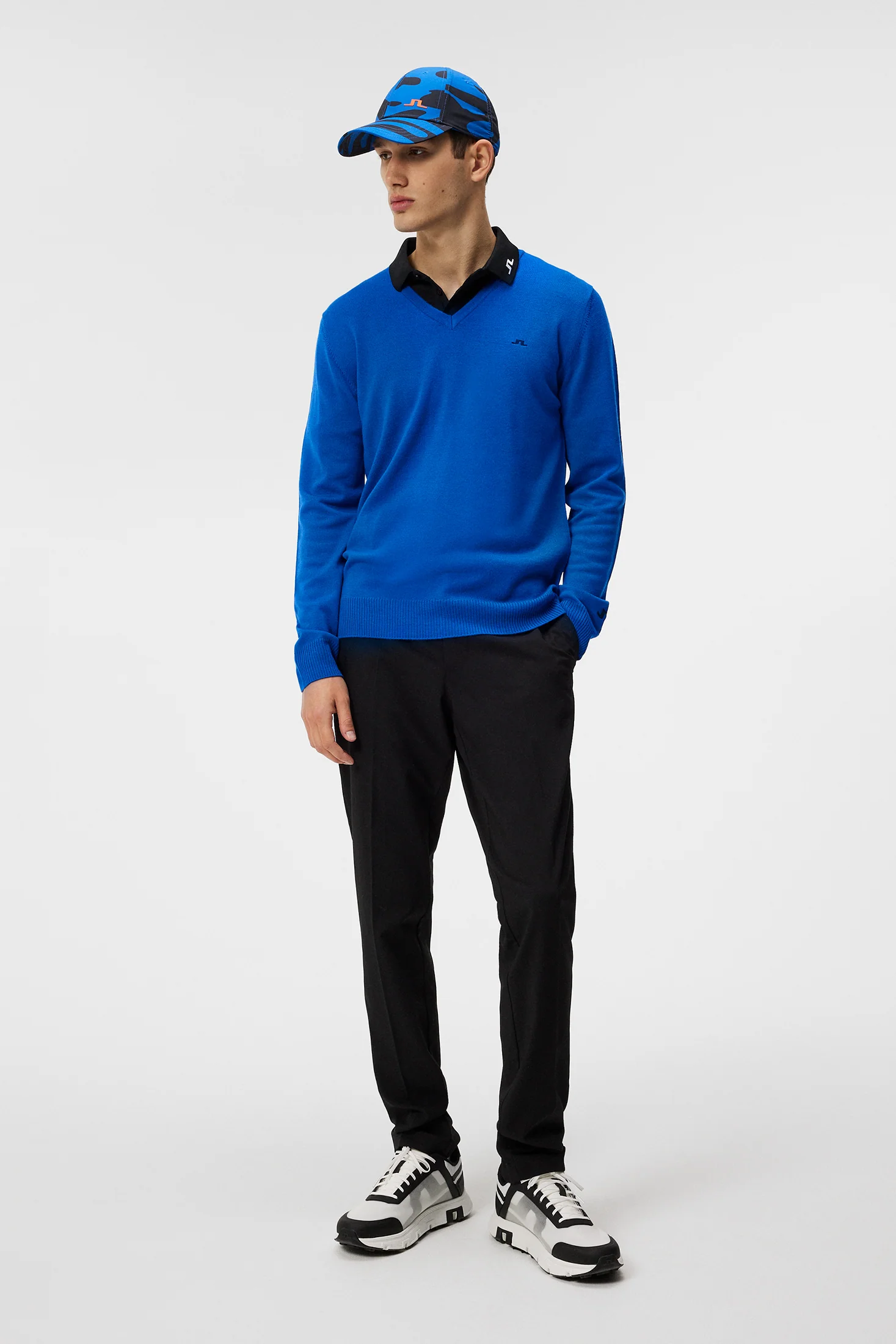 Lymann Knitted Sweater / Nautical Blue - Image 4