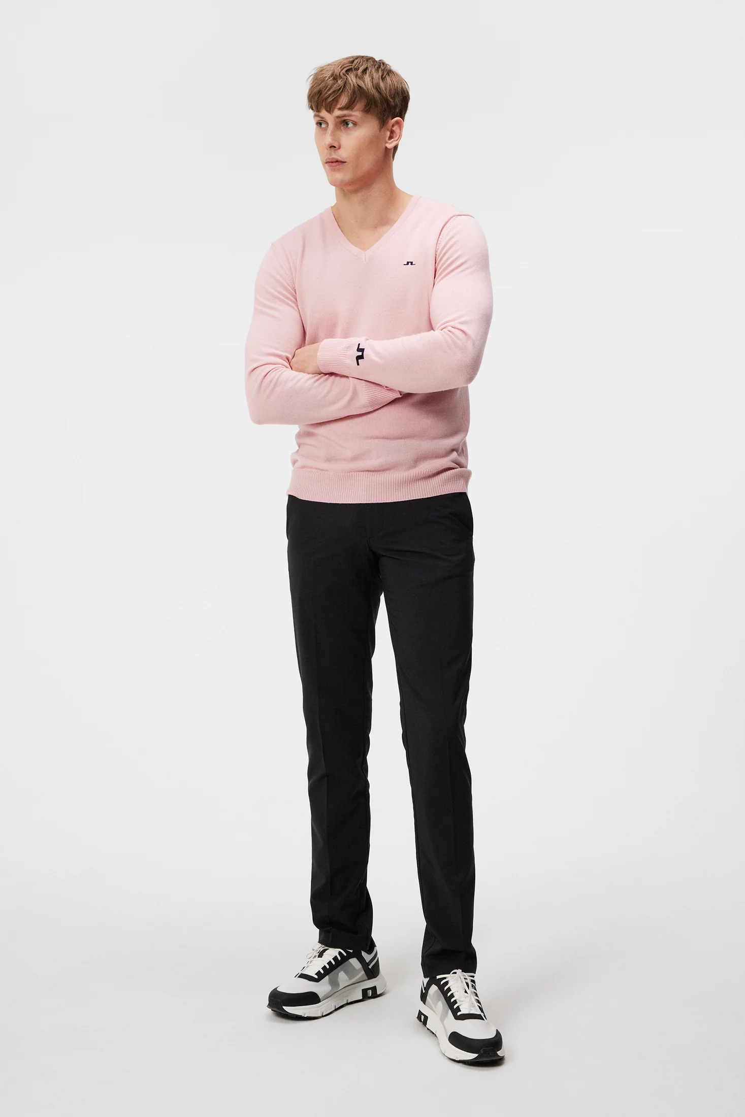 Lymann Knitted Sweater / Powder Pink - Image 4