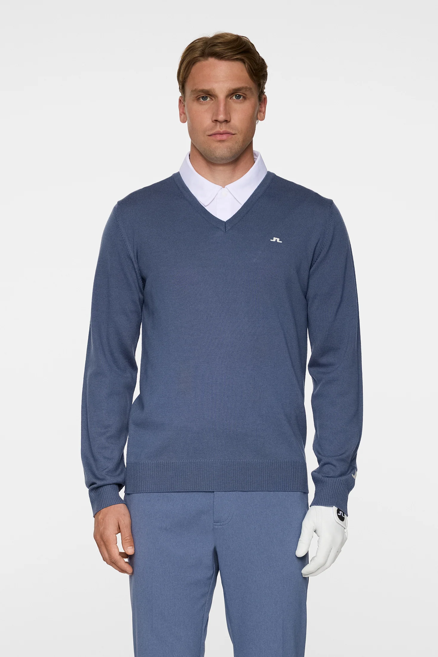 Lymann Knitted Sweater / Vintage Indigo - Image 2