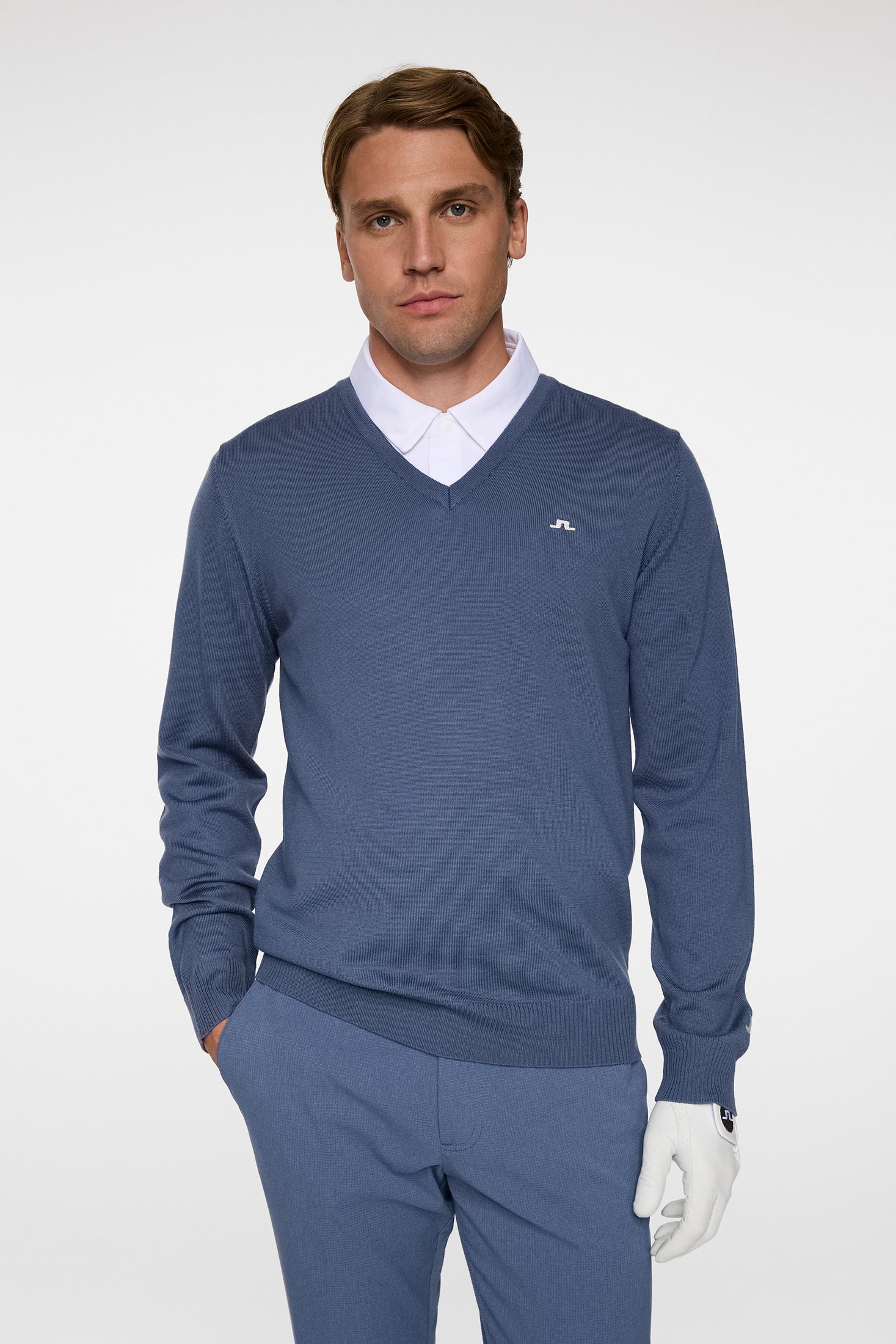 Lymann Knitted Sweater / Vintage Indigo - Image 5