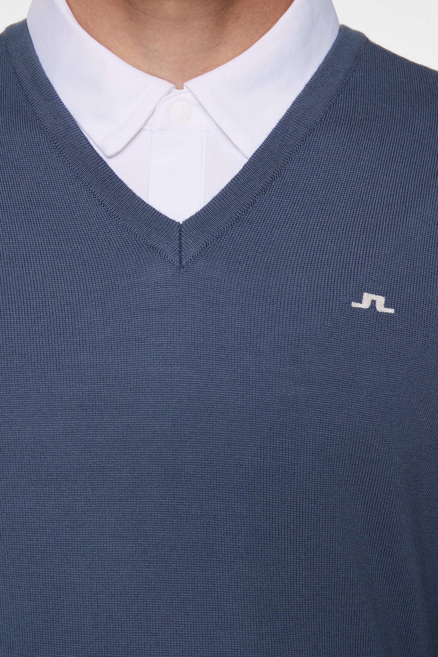 Lymann Knitted Sweater / Vintage Indigo - Image 6