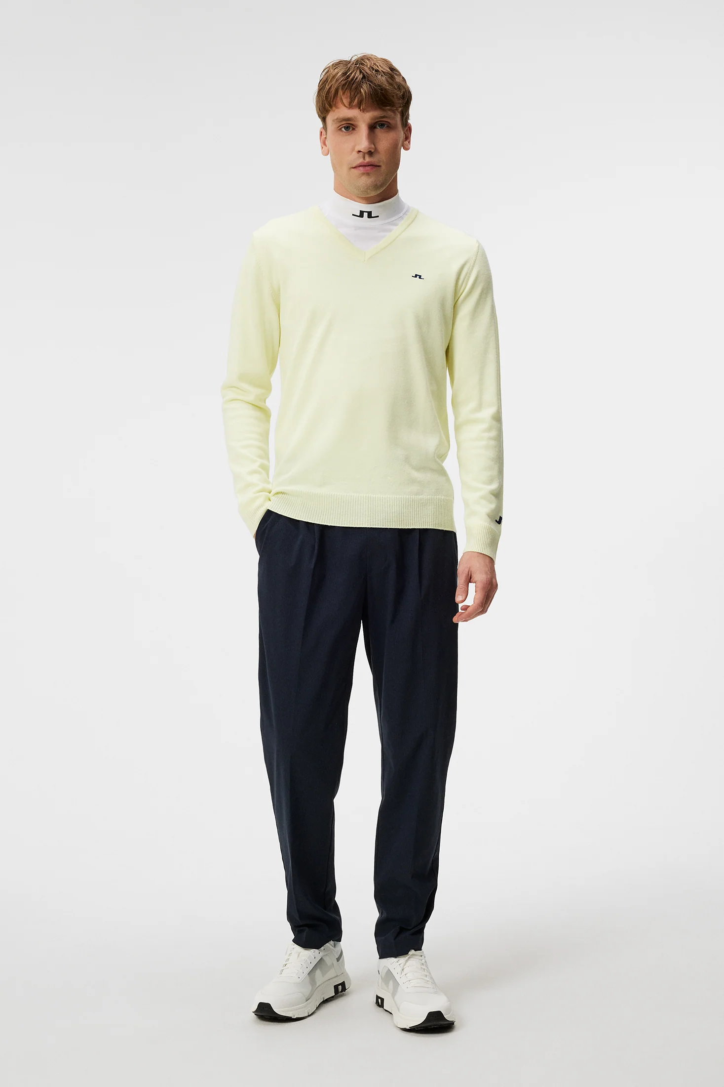 Lymann Knitted Sweater / Wax Yellow - Image 4