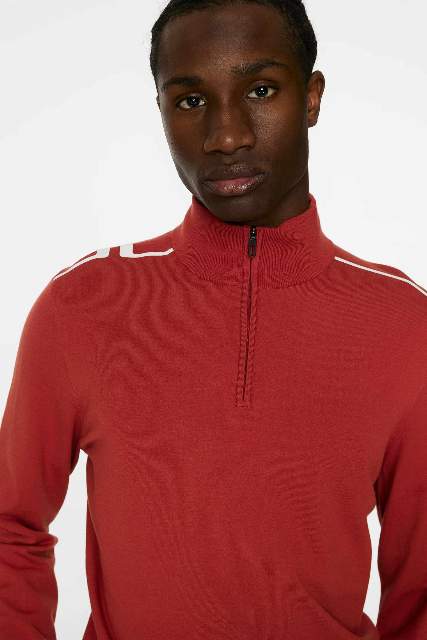 Mac Knitted Zip Sweater / Bossa Nova - Image 5