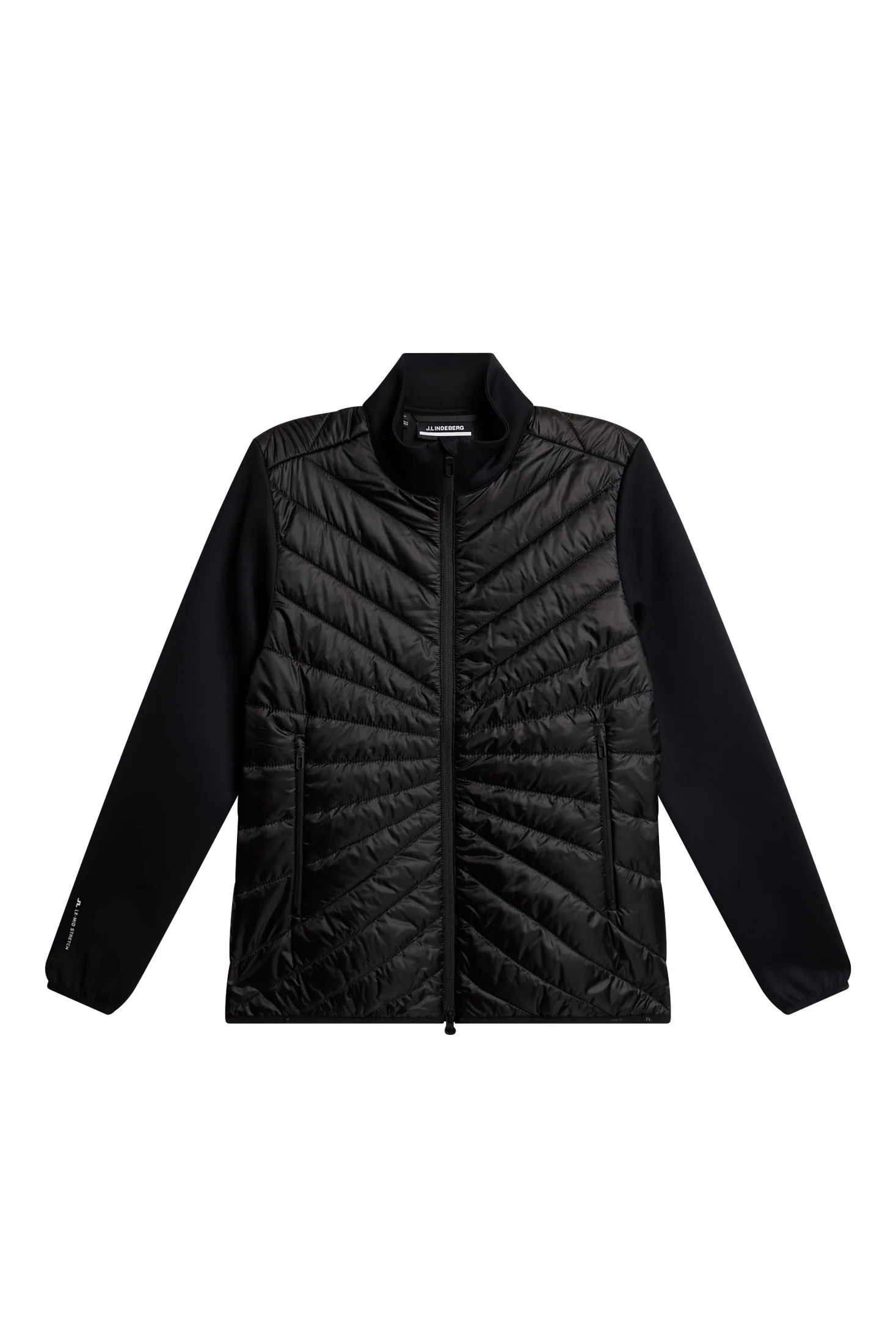 Madde Quilt Hybrid Jacket / Black