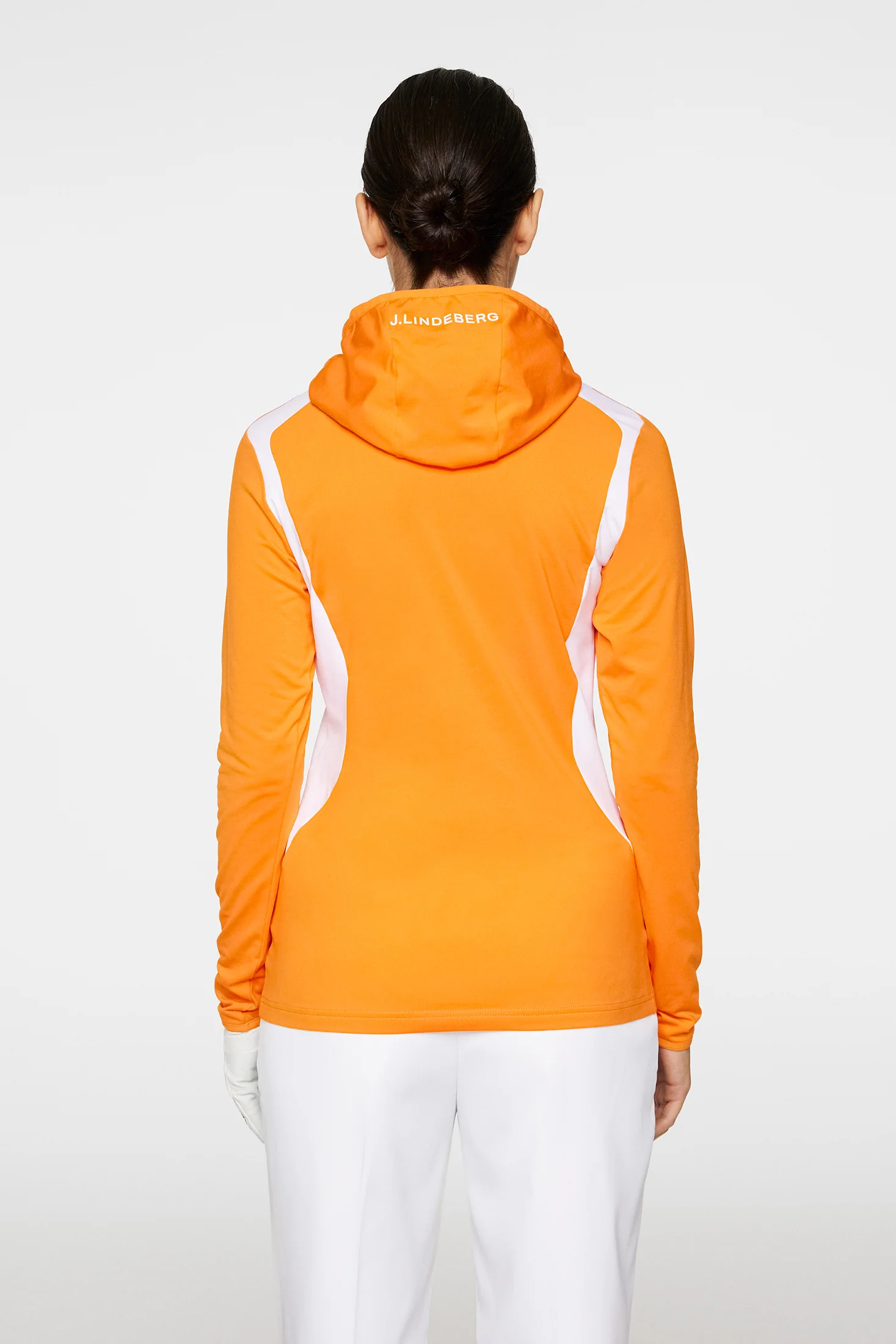 Mae Quarter Zip Hood / Persimmon Orange - Image 4