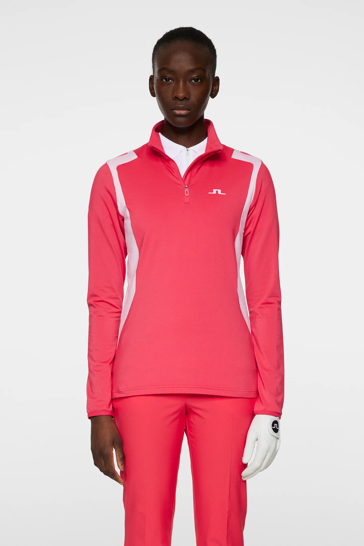 Mae Quarter Zip Mid Layer / Azalea - Image 2