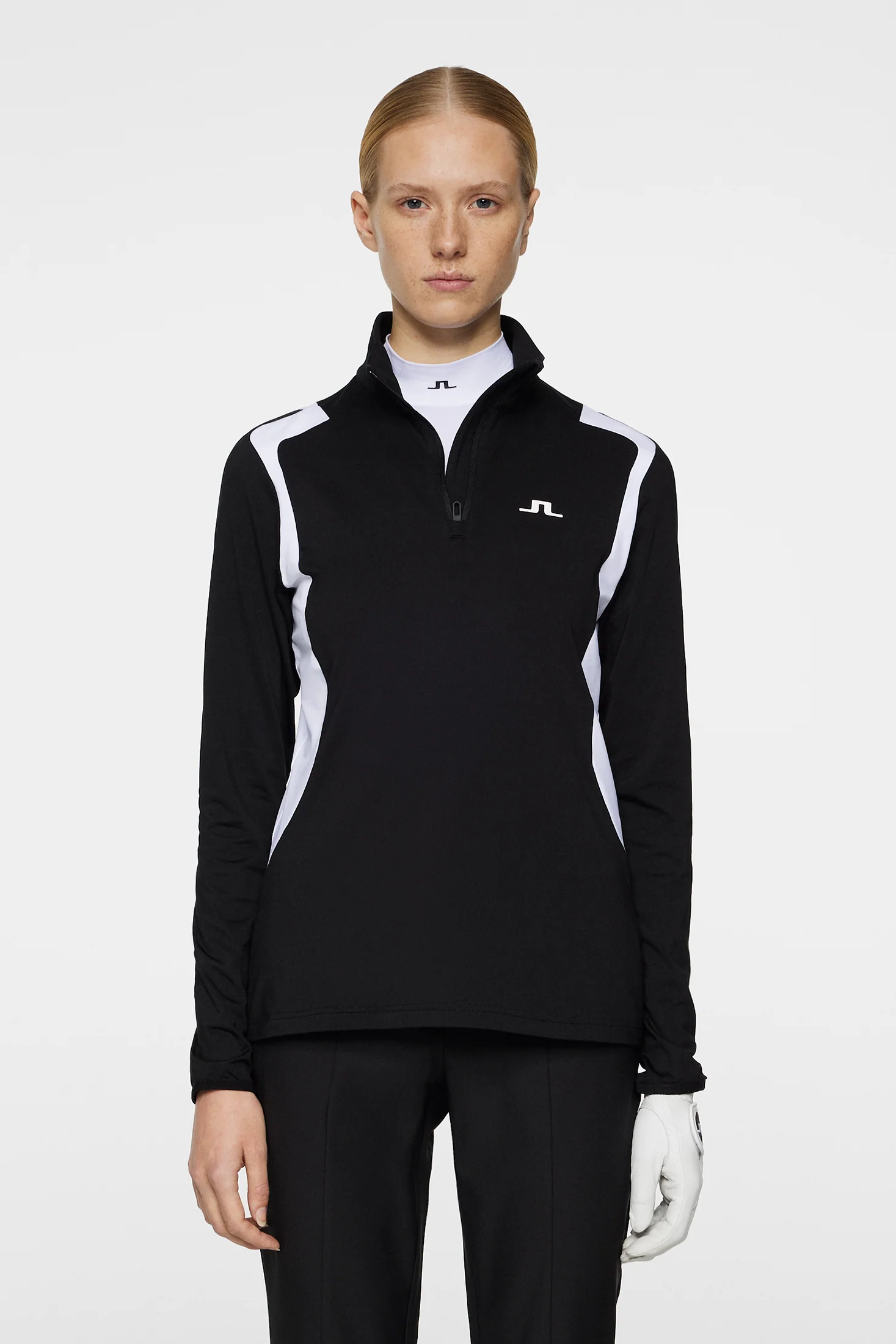 Mae Quarter Zip Mid Layer / Black - Image 2