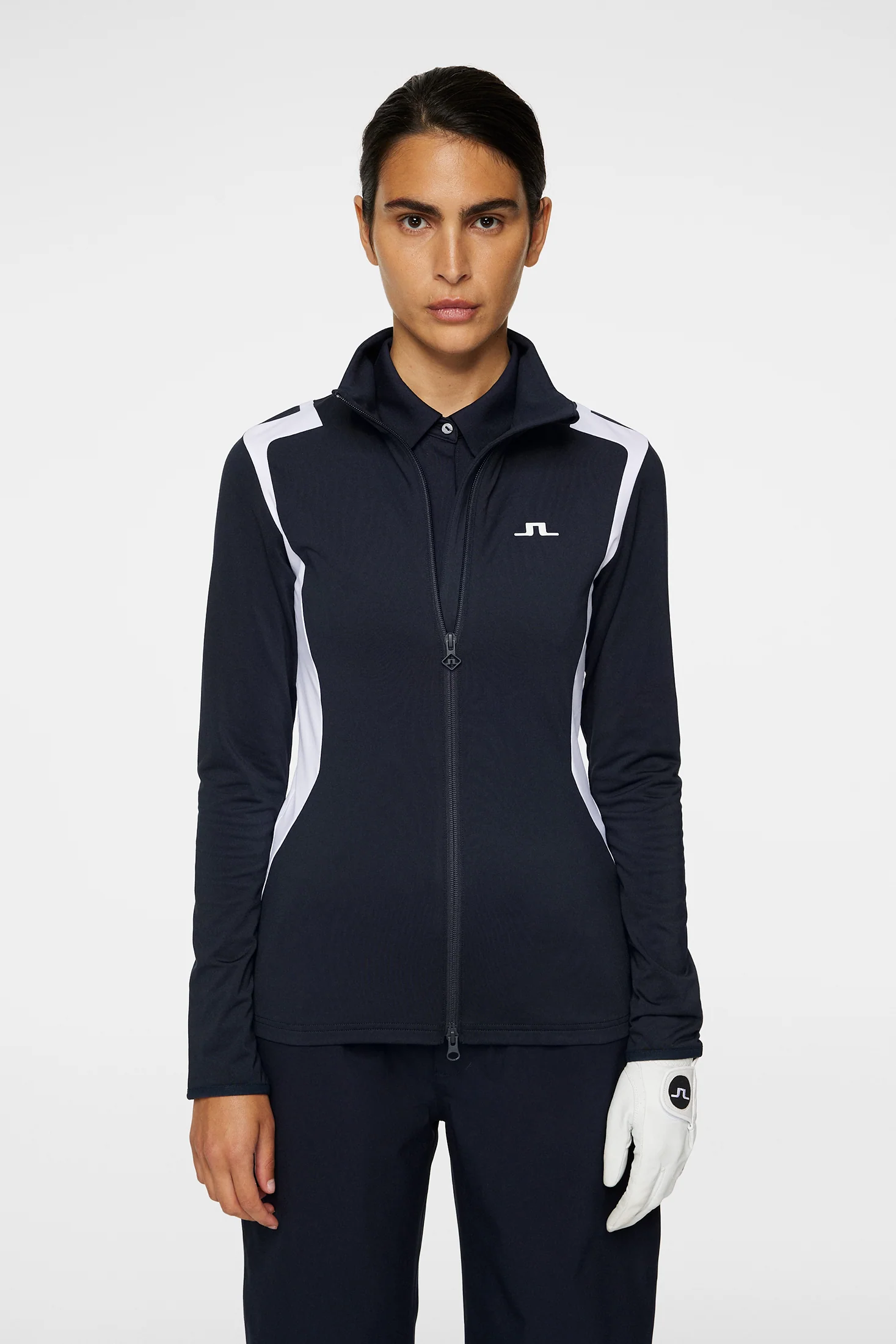 Mae Zip Mid Layer / JL Navy - Image 2