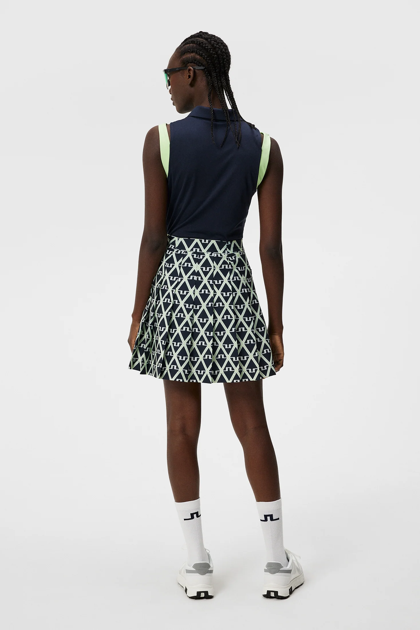Malaika Sleeveless Top / JL Navy - Image 3