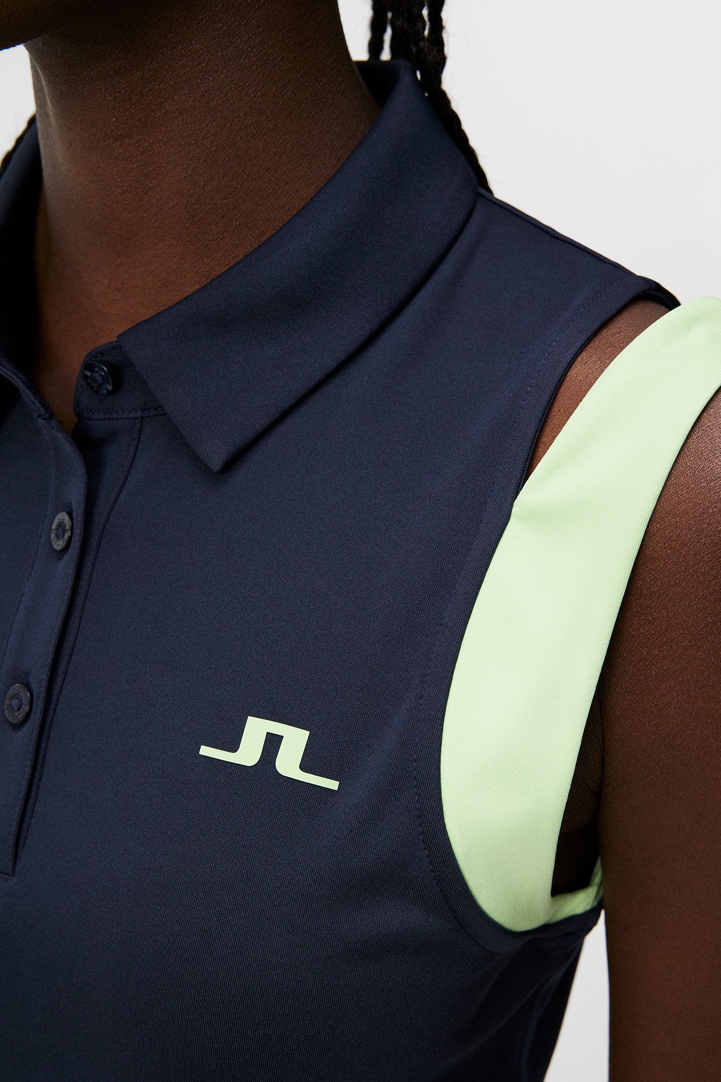 Malaika Sleeveless Top / JL Navy - Image 6