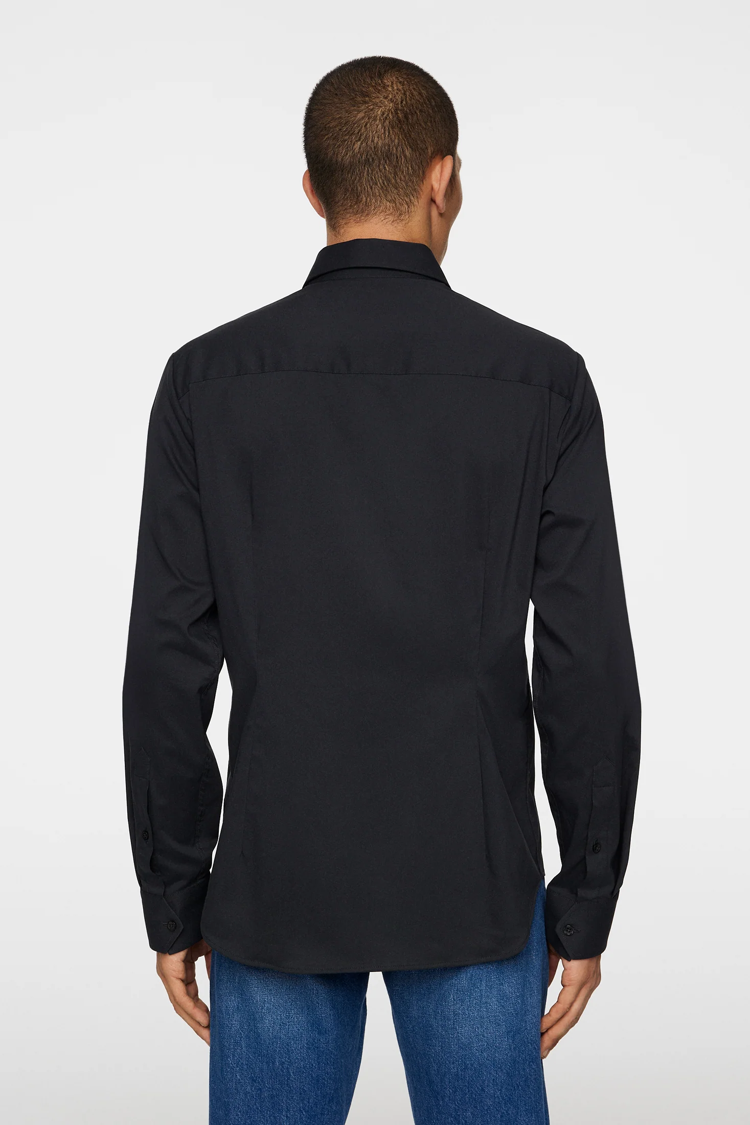 Manero Super Slim Shirt / Washed Black - Image 3