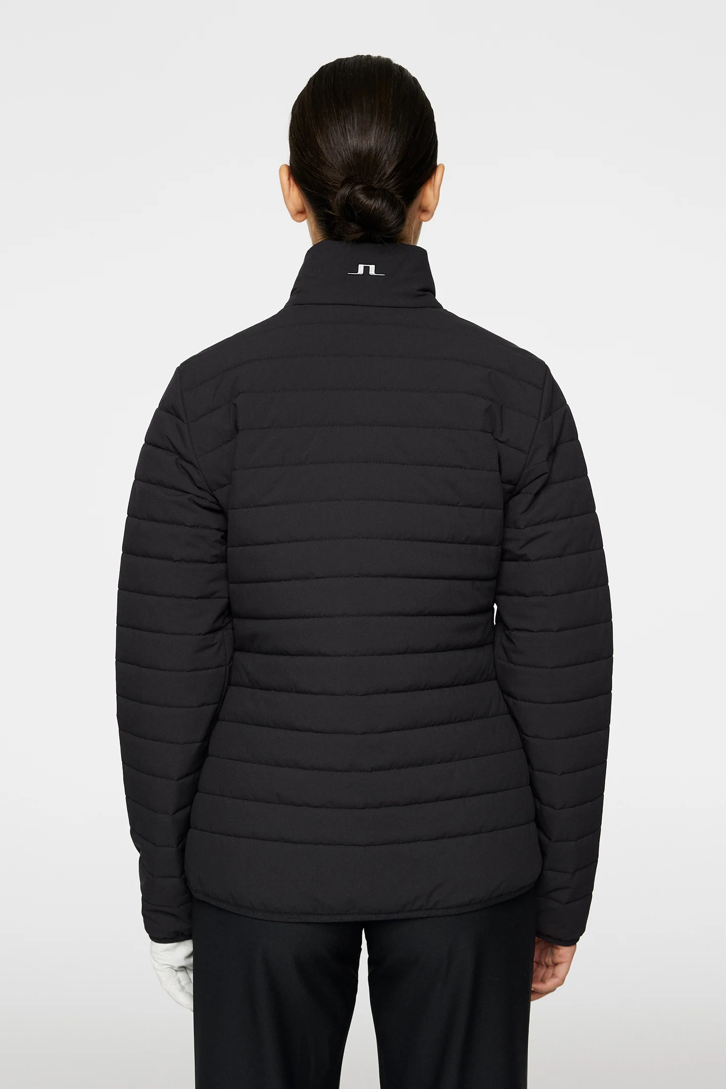 Marble Quilted Jacket / Black - Image 3