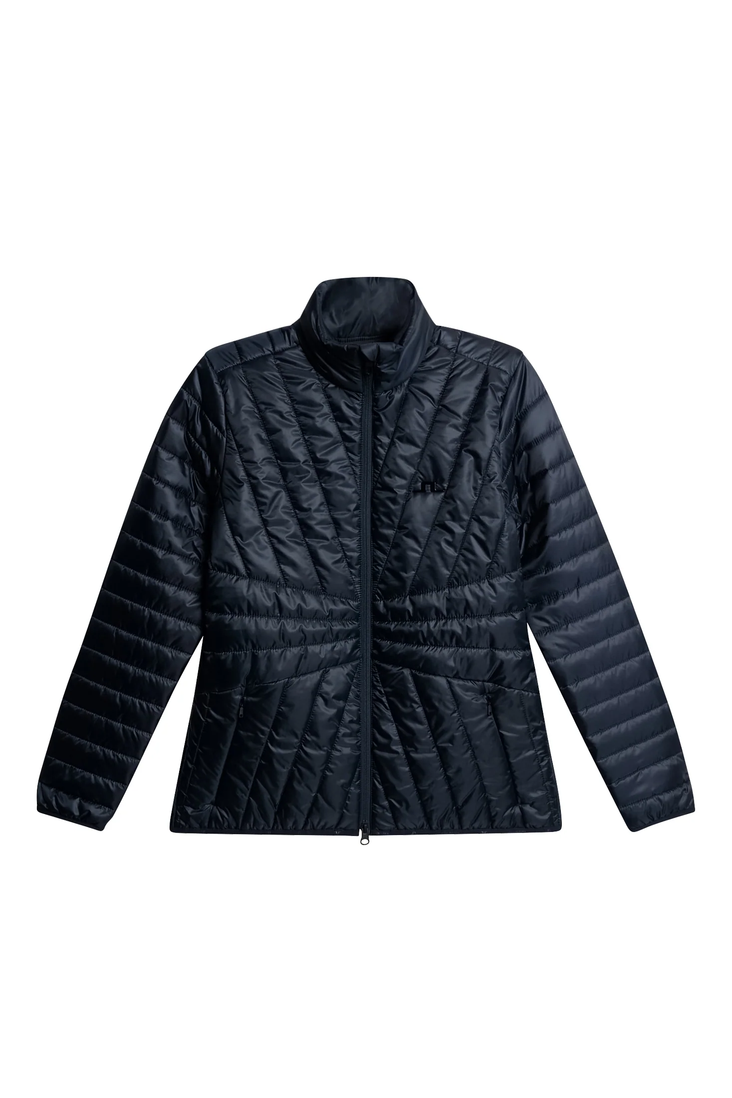 Marble Quilted Jacket / JL Navy