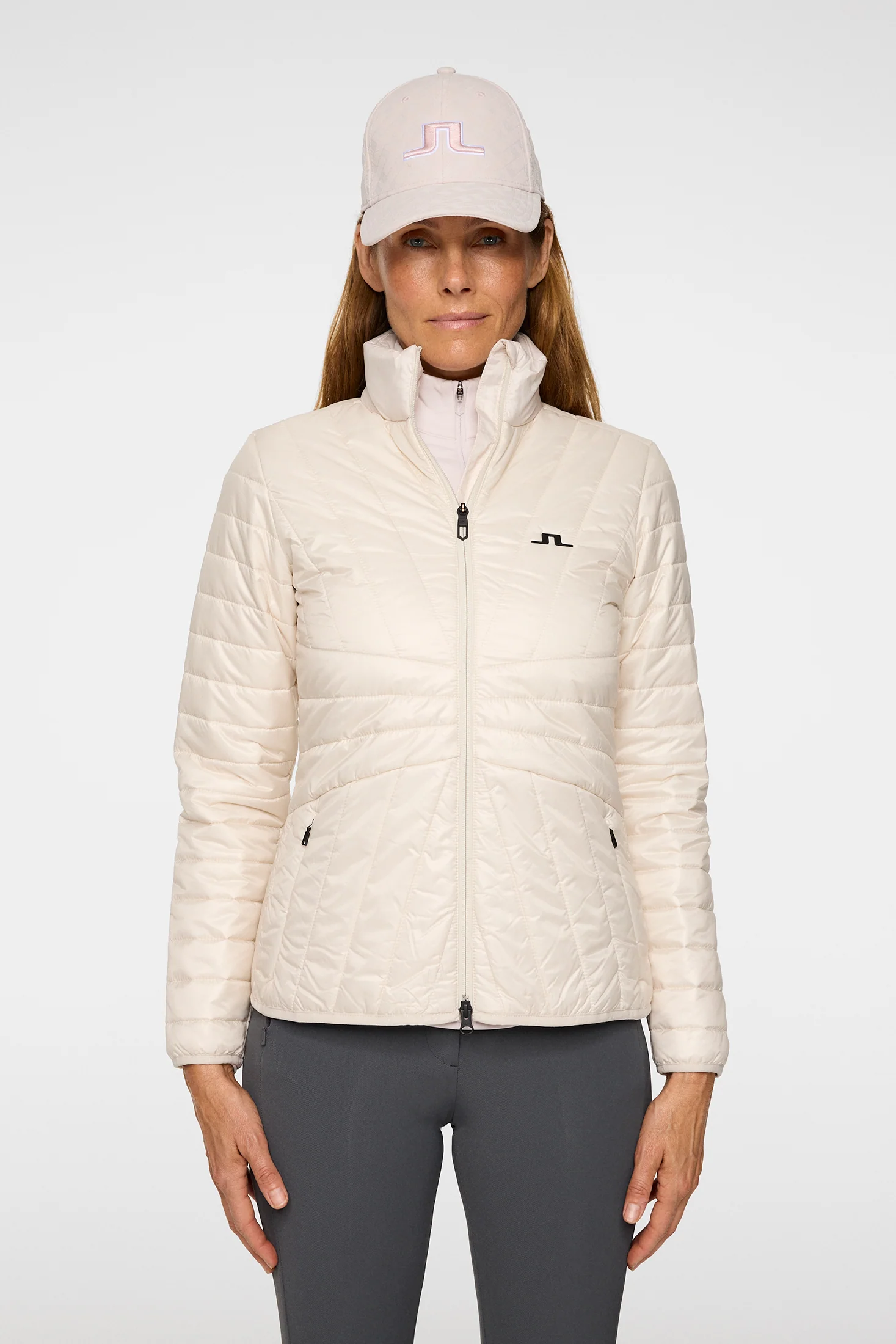 Marble Quilted Jacket / Moonbeam - Image 2