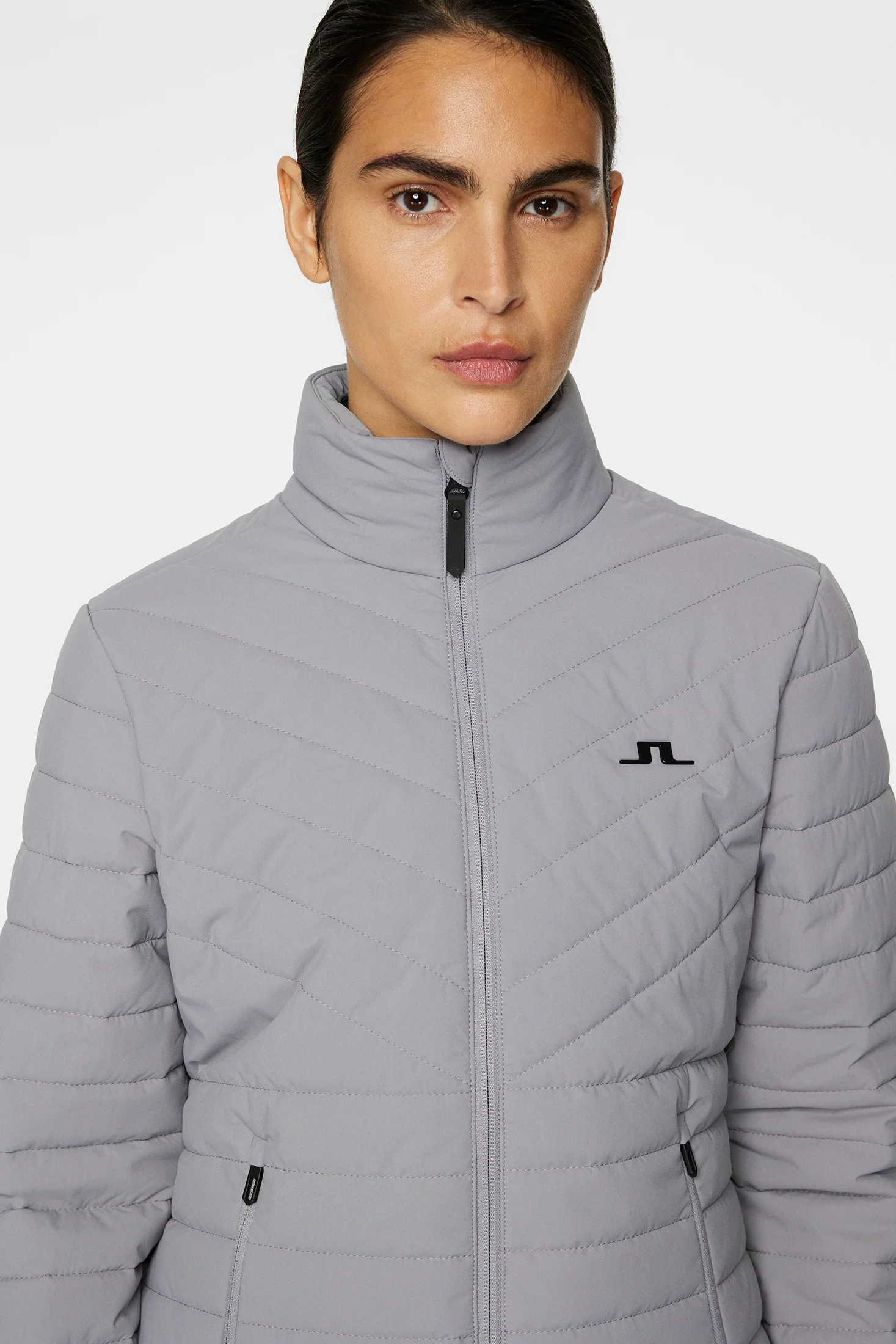 Marble Quilted Jacket / Night Owl - Image 5