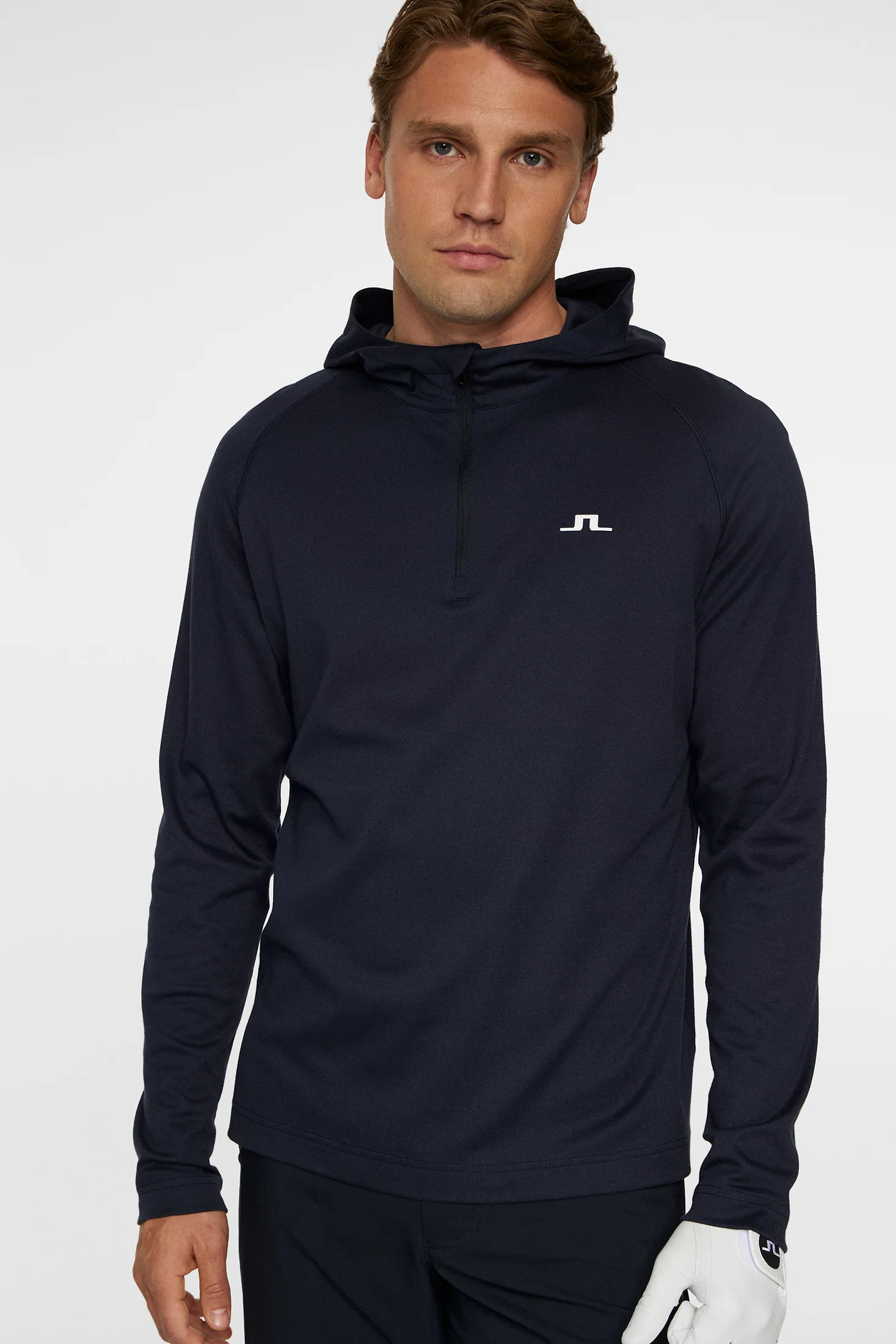 Mario Quarter Zip Hood / JL Navy - Image 5