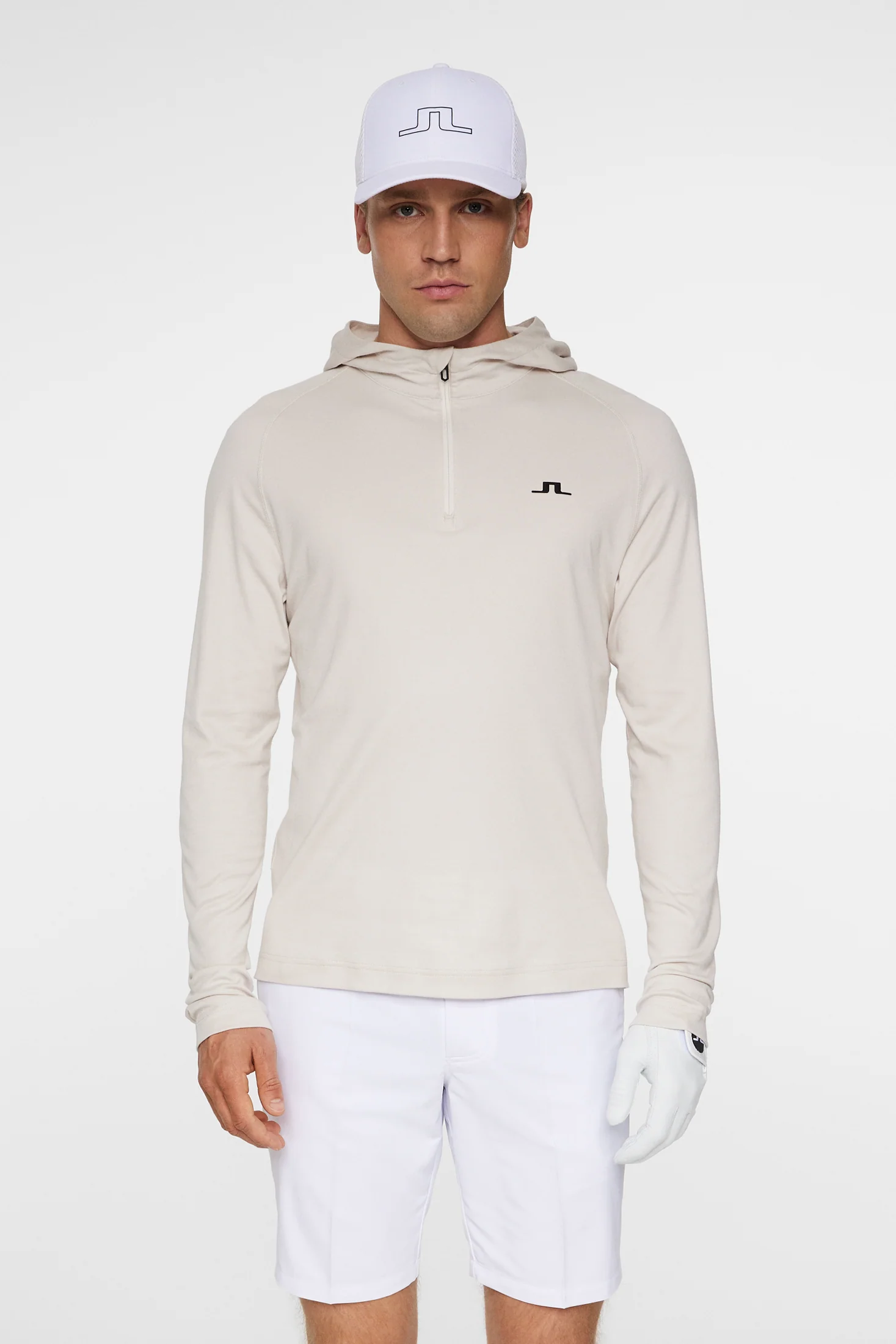 Mario Quarter Zip Hood / Moonbeam - Image 2