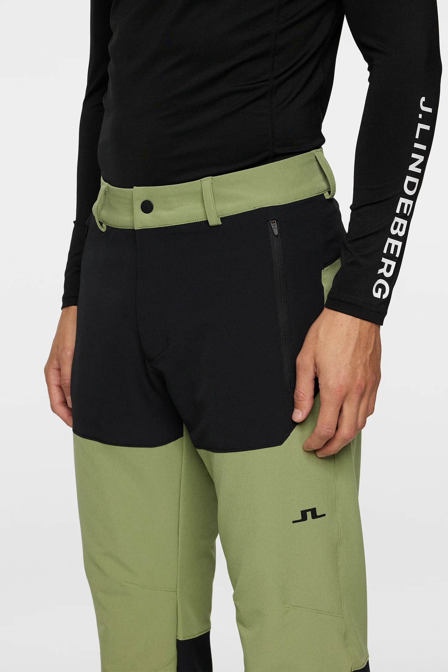 Marko Colour Block Pant / Oil Green - Image 5
