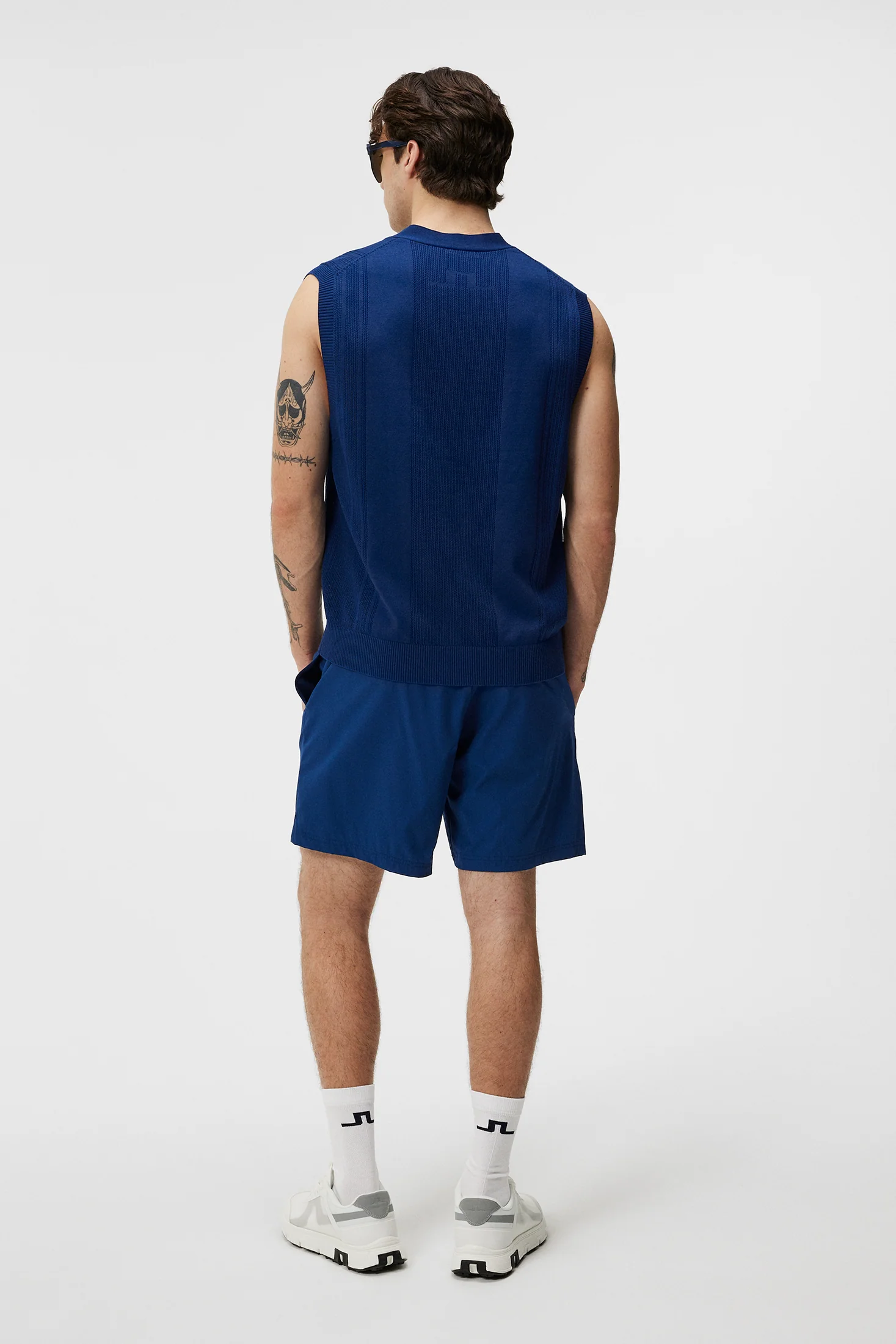 Markus Knitted Vest / Estate Blue - Image 3