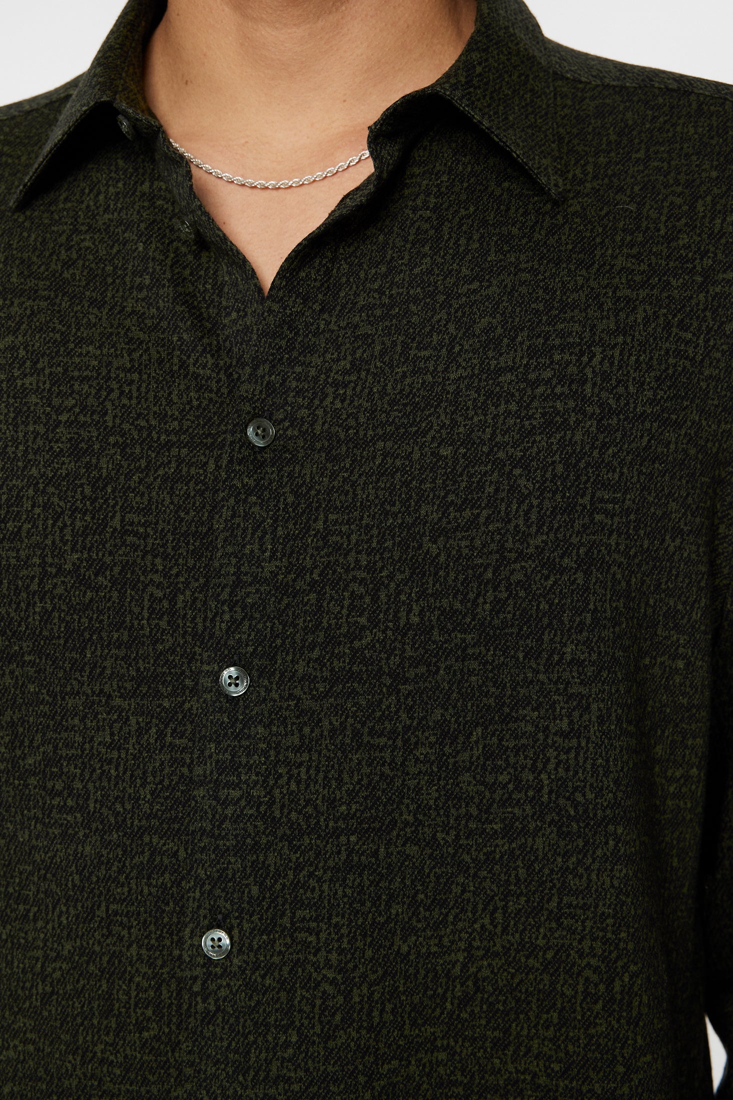 Marlon Jersey Shirt / Forest Green - Image 6