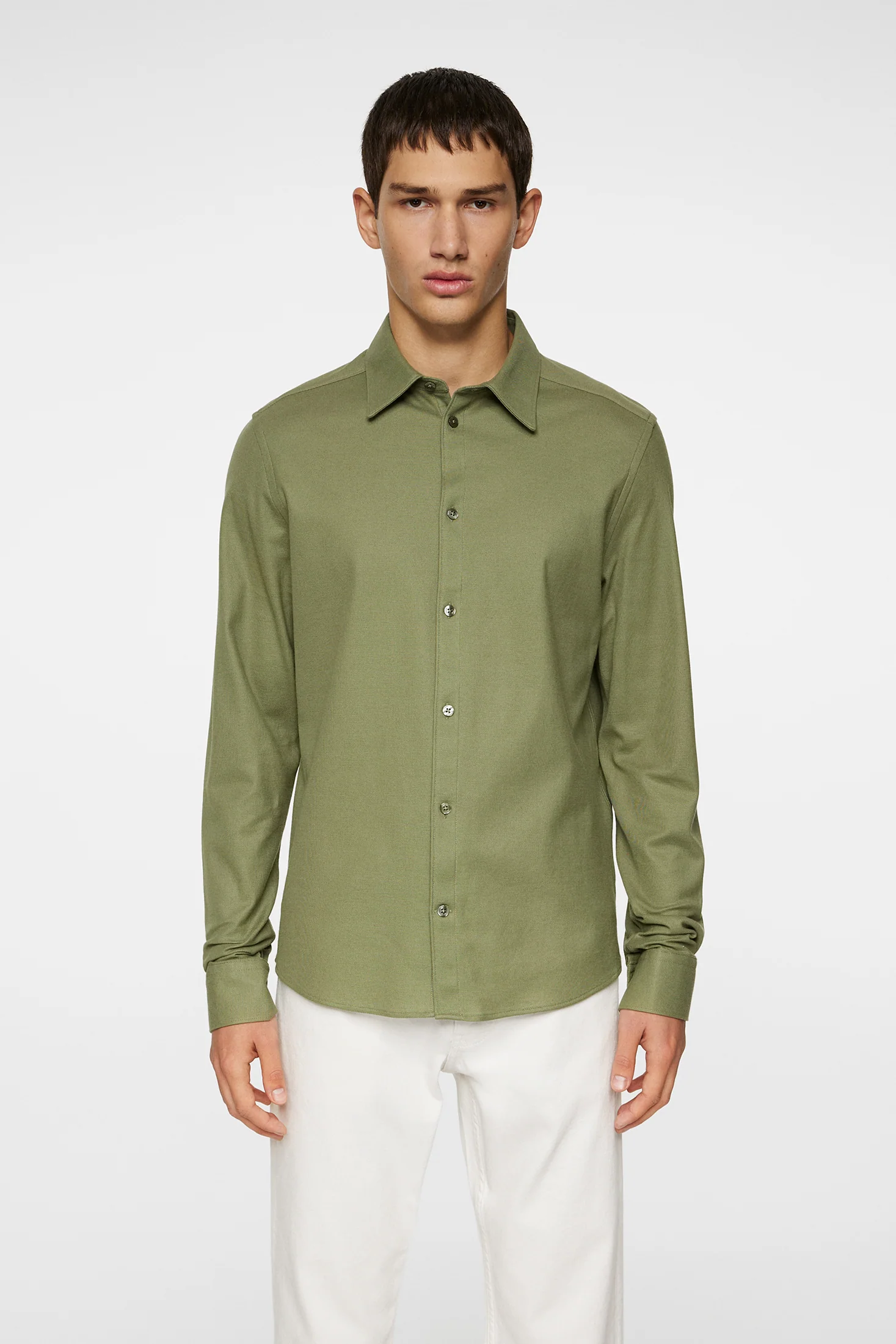 Marlon Jersey Shirt / Olivine - Image 2