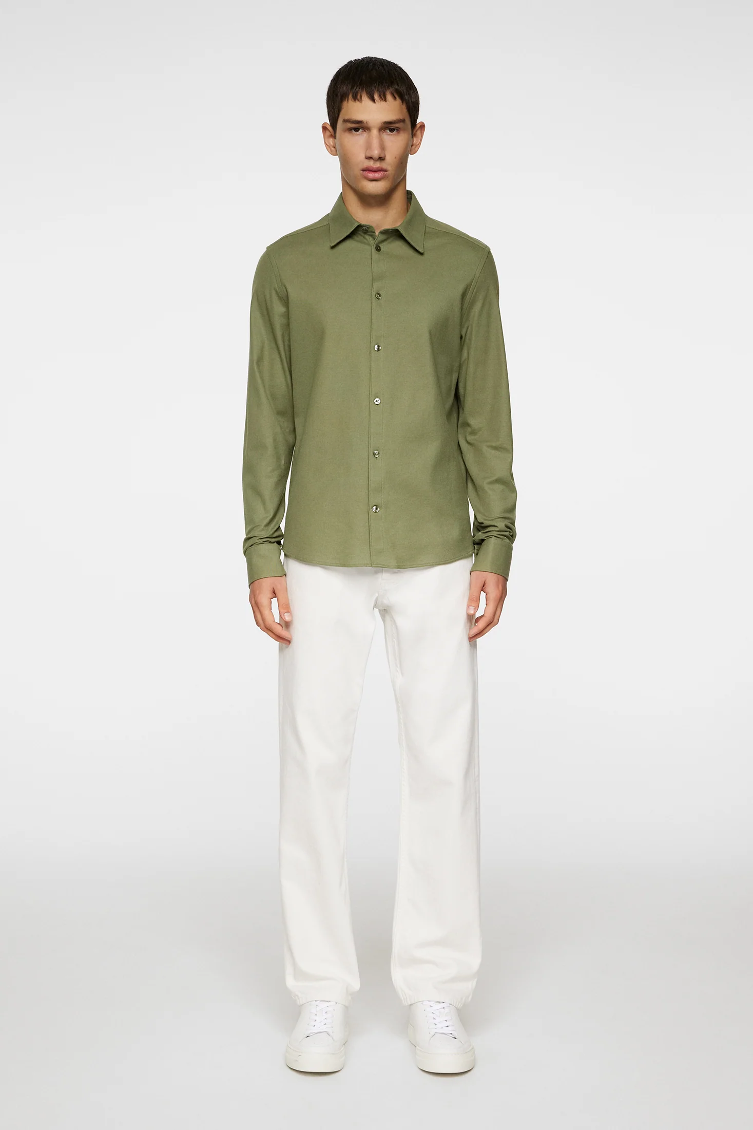 Marlon Jersey Shirt / Olivine - Image 4