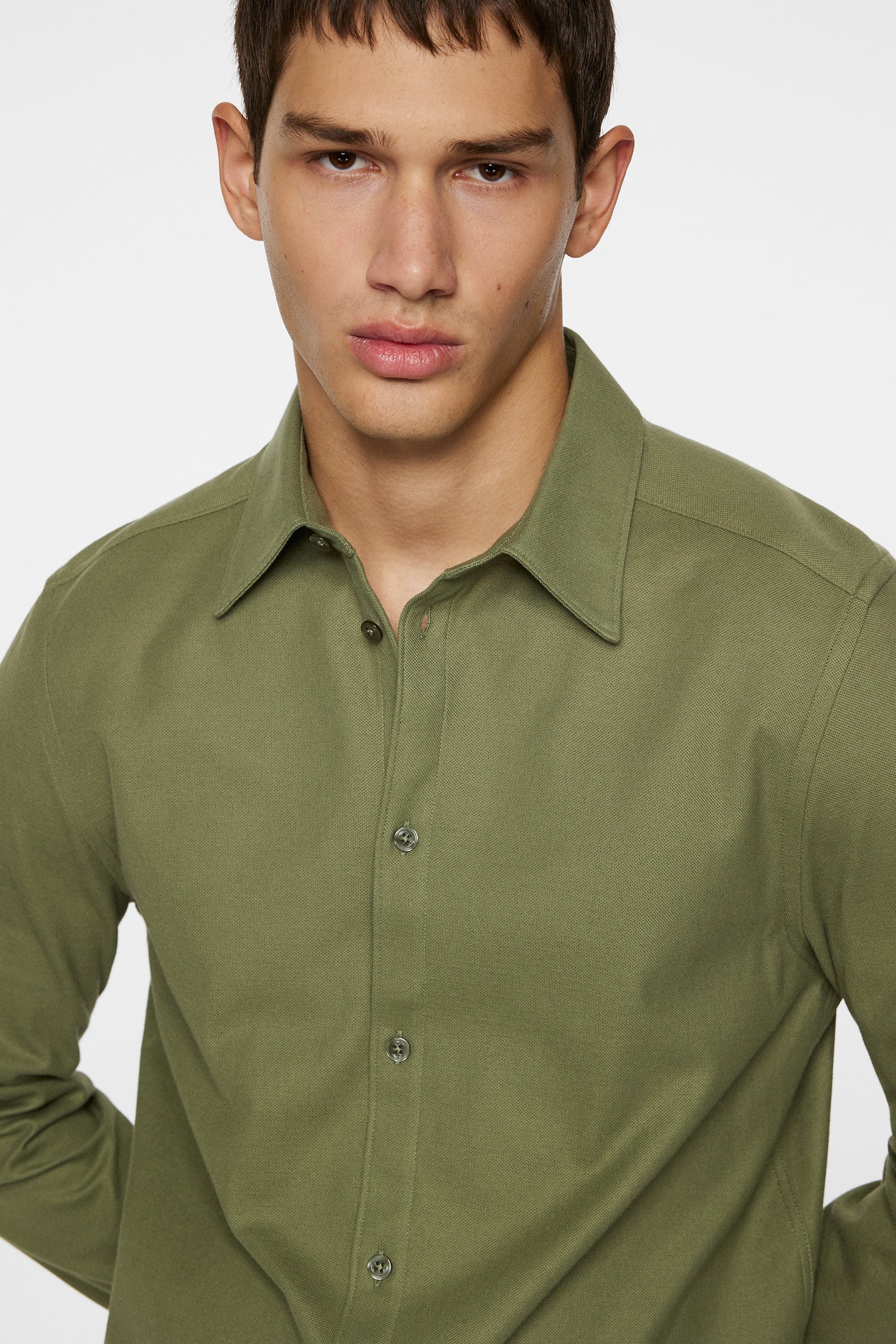 Marlon Jersey Shirt / Olivine - Image 5