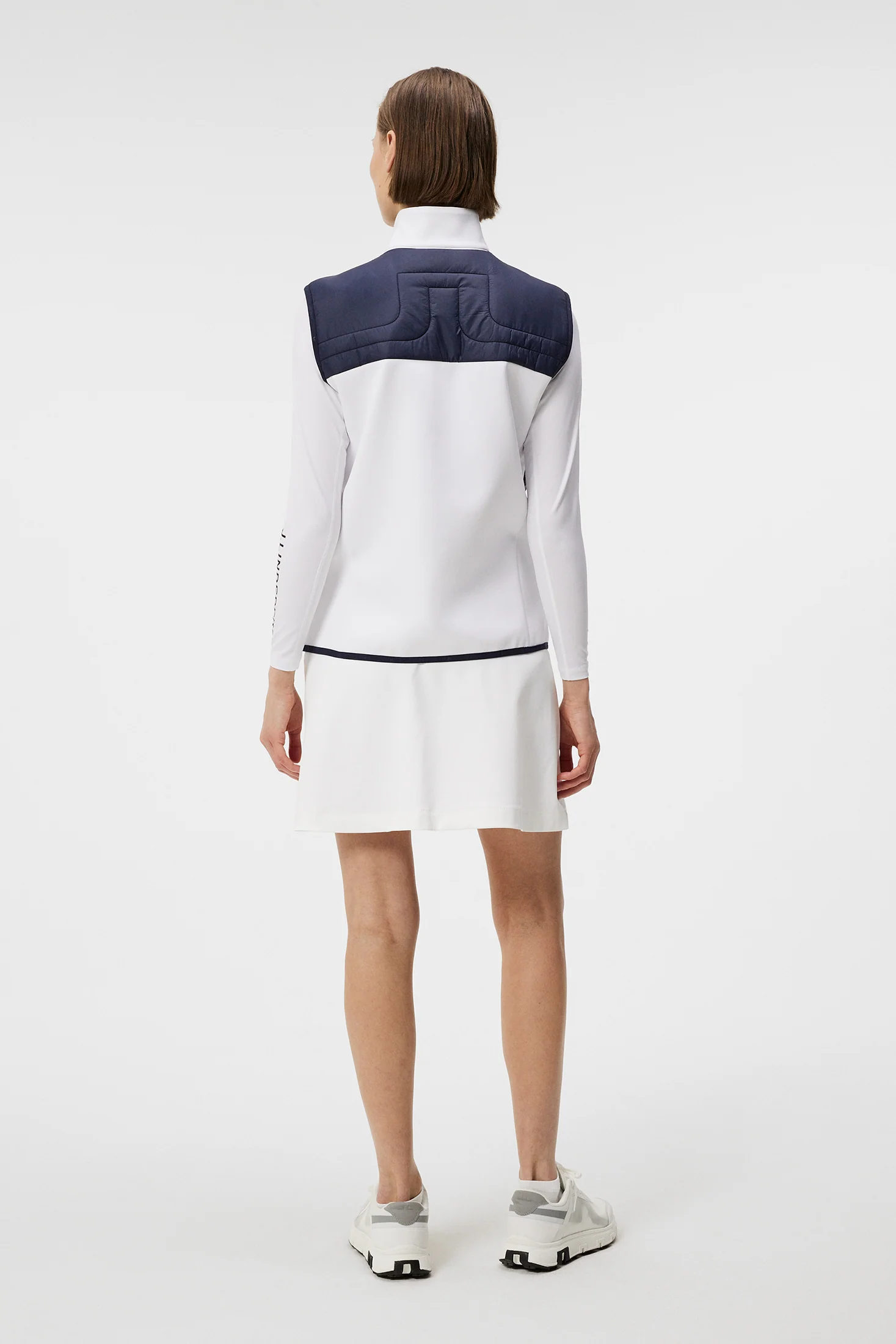 Martina Quilt Hybrid Vest / JL Navy - Image 4