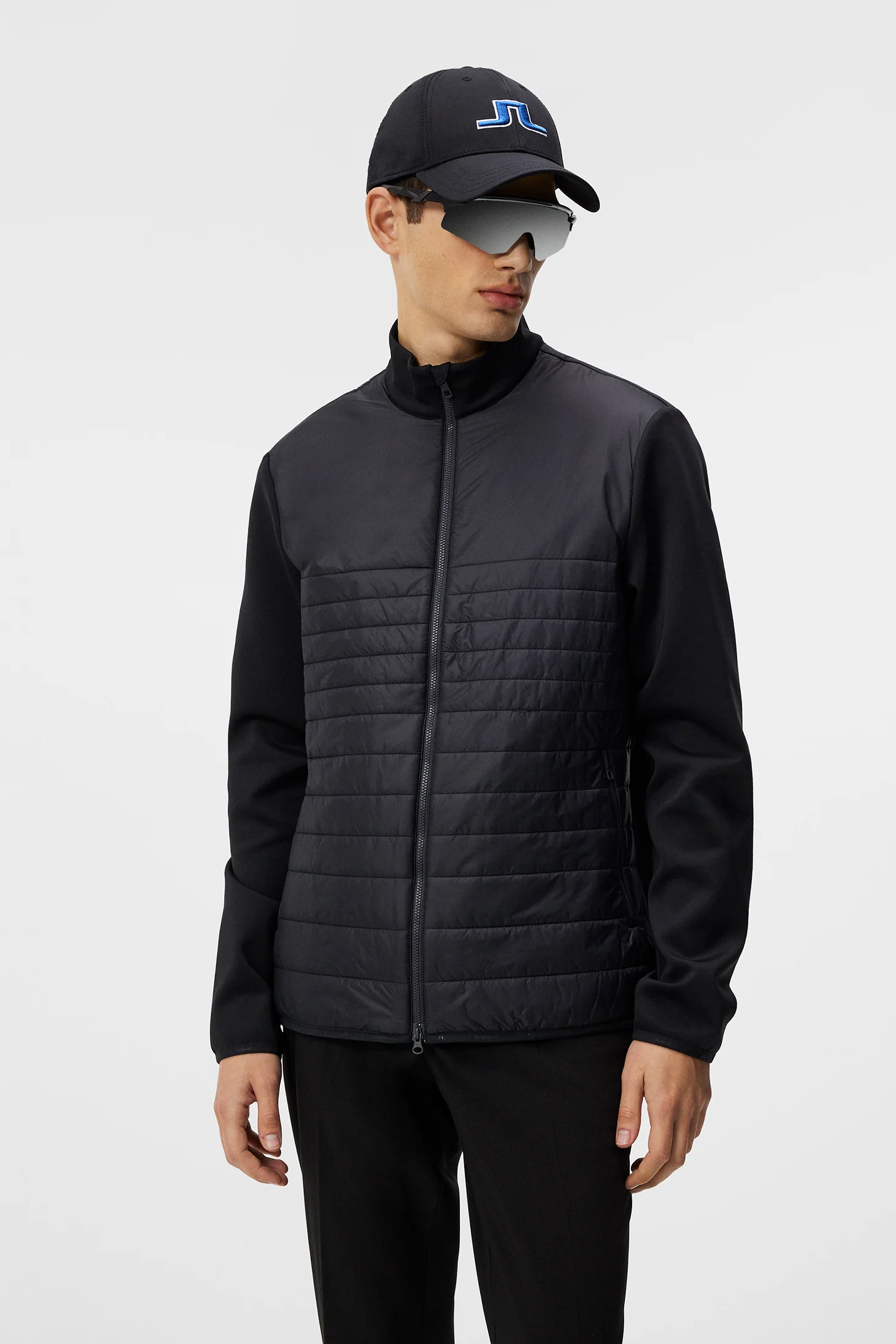 Martino Quilt Hybrid Jacket / Black - Image 3