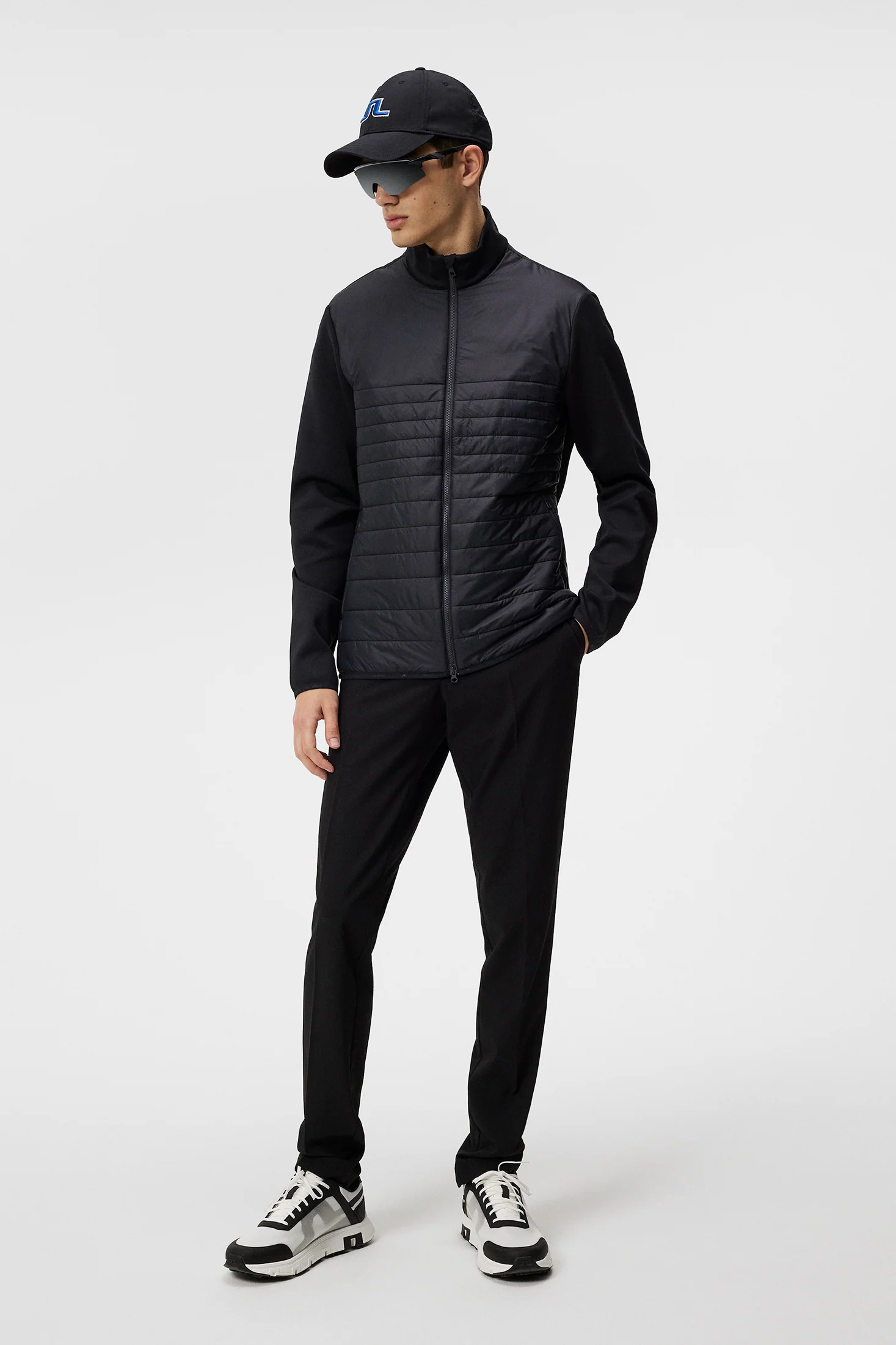 Martino Quilt Hybrid Jacket / Black - Image 5