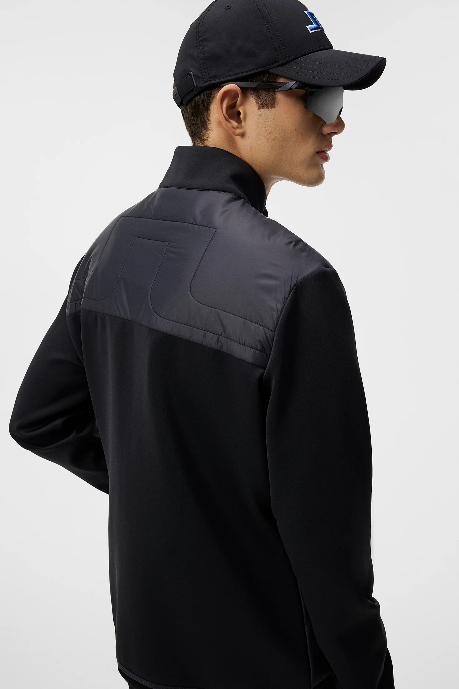 Martino Quilt Hybrid Jacket / Black - Image 6
