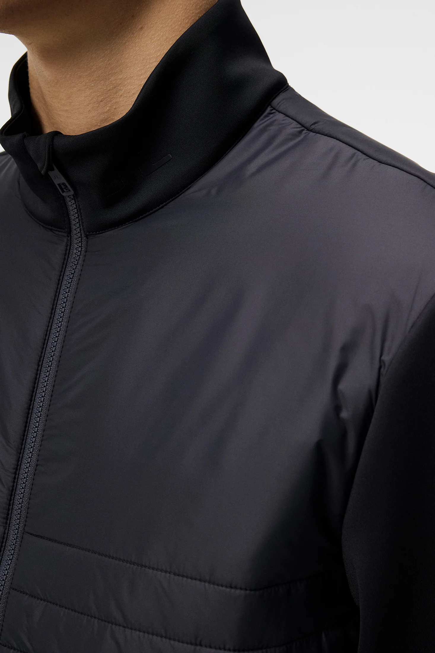 Martino Quilt Hybrid Jacket / Black - Image 7