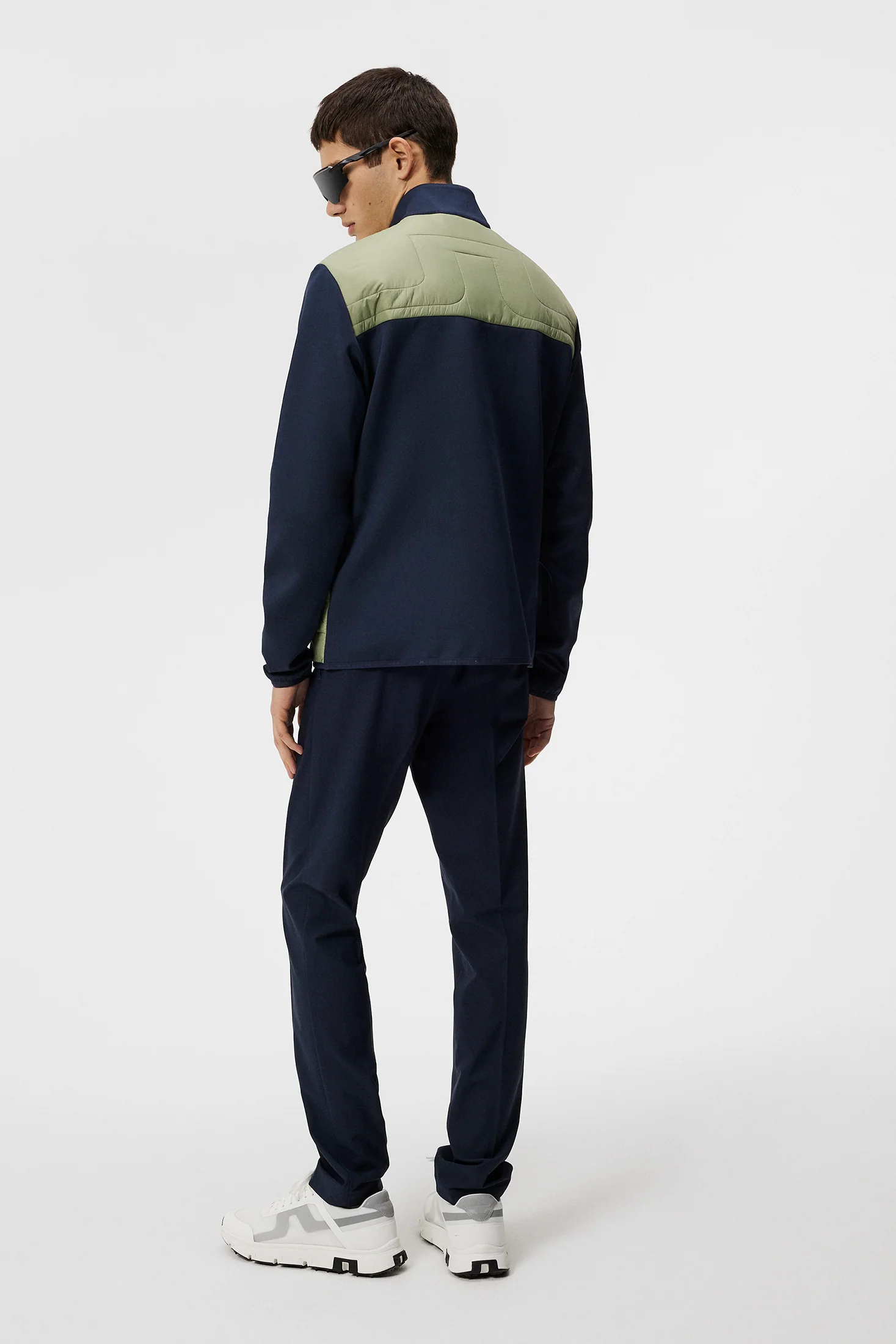 Martino Quilt Hybrid Jacket / Oil Green - Image 4